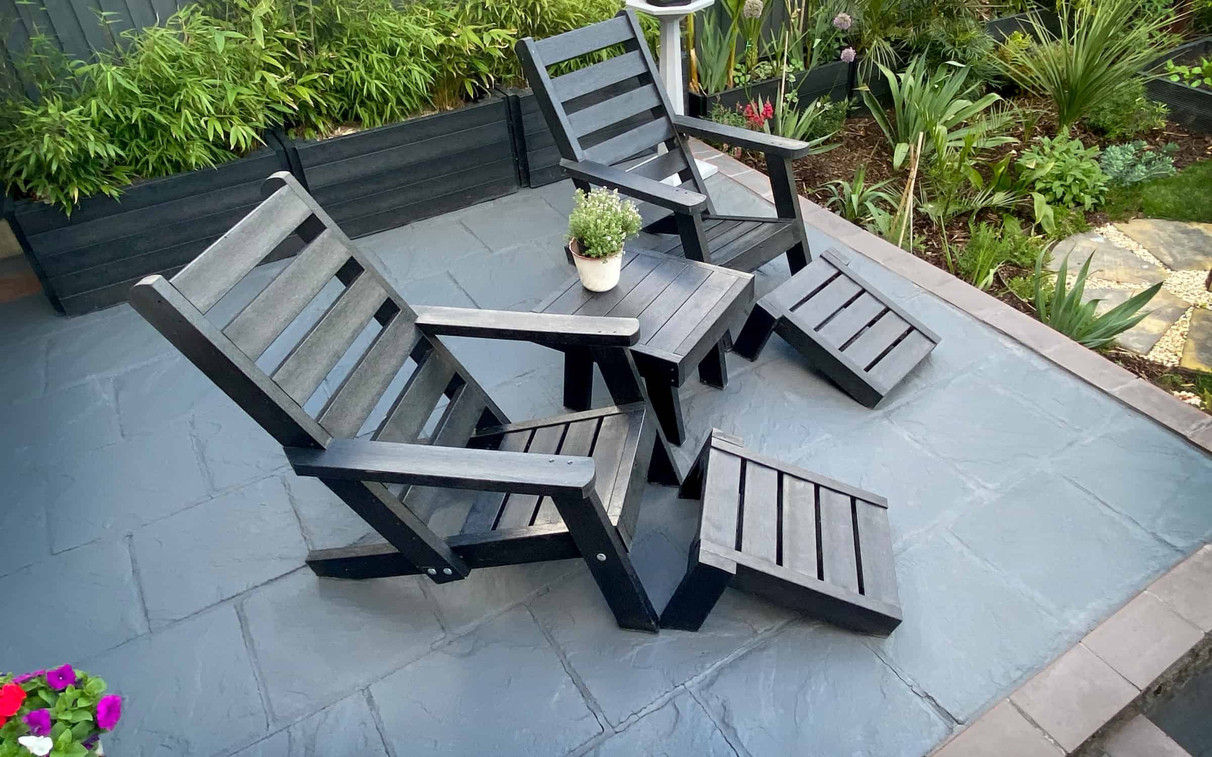 home garden recycled plastic furniture