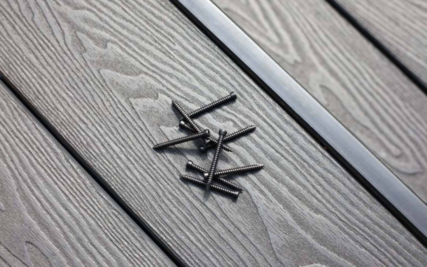 NeoTimber decking screws close-up.