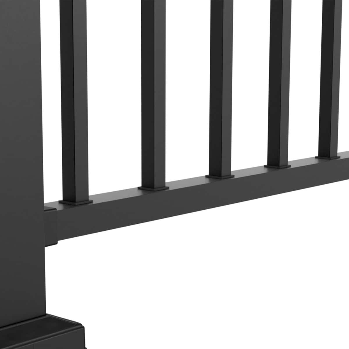 Aluminium Straight Spindle Railing Detail 2