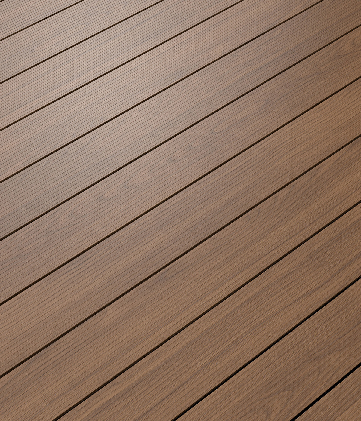NeoTimber Aluminium Decking - Teak Woodgrain Finish