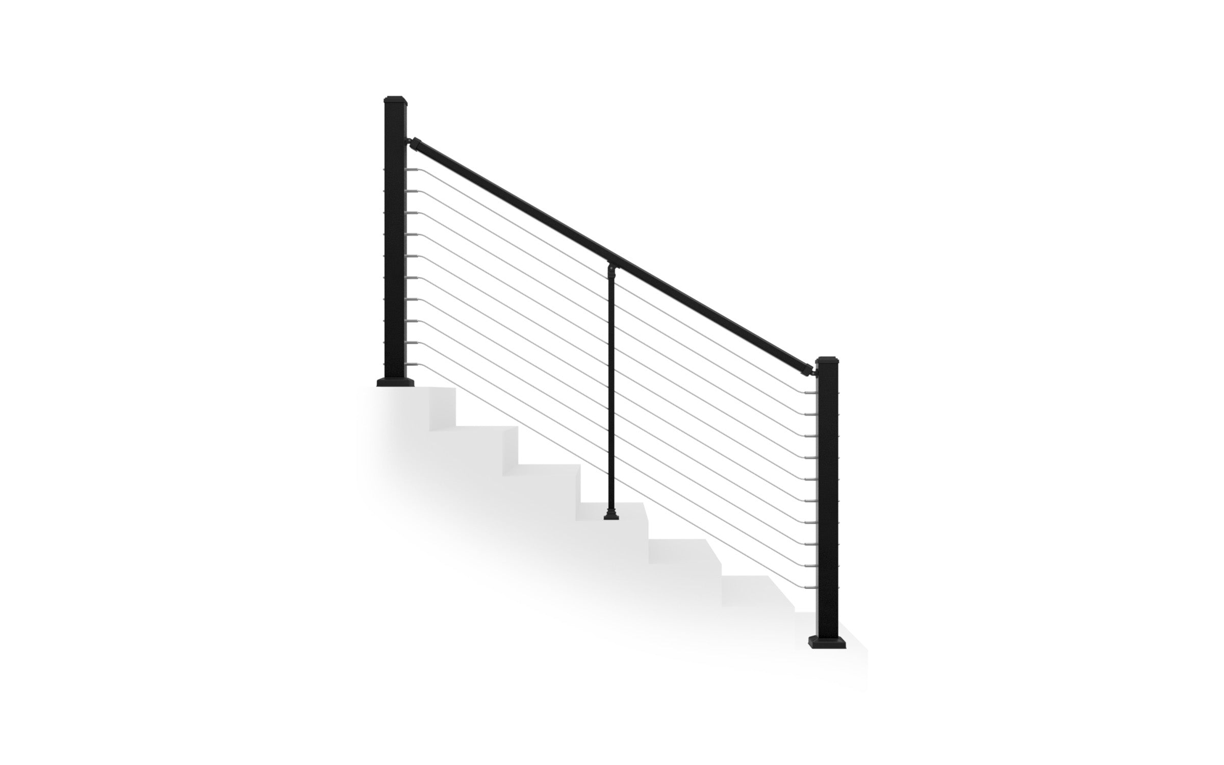 neotimber aluminium balustrade wire stair railing