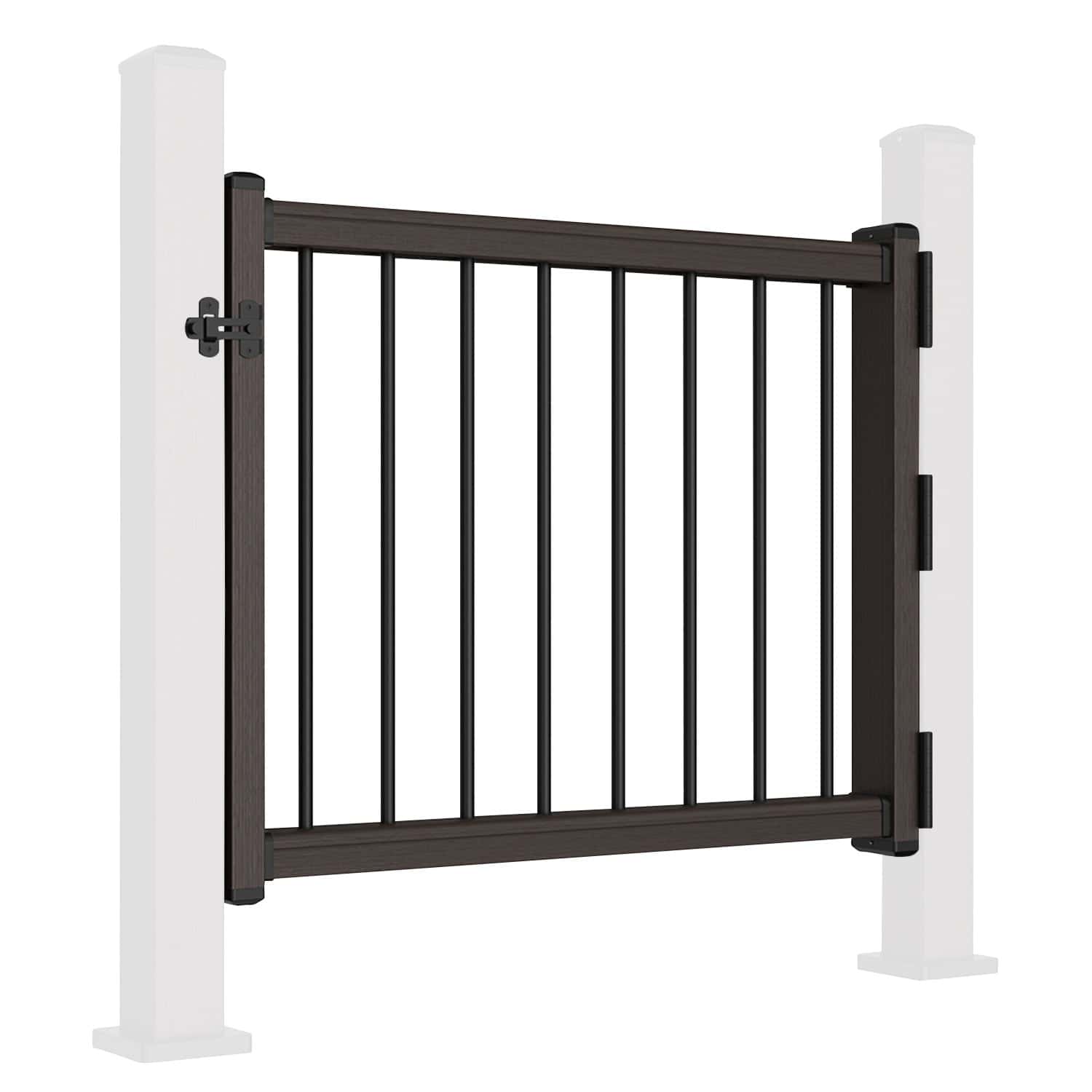 Balustrade Gate Chocolate 