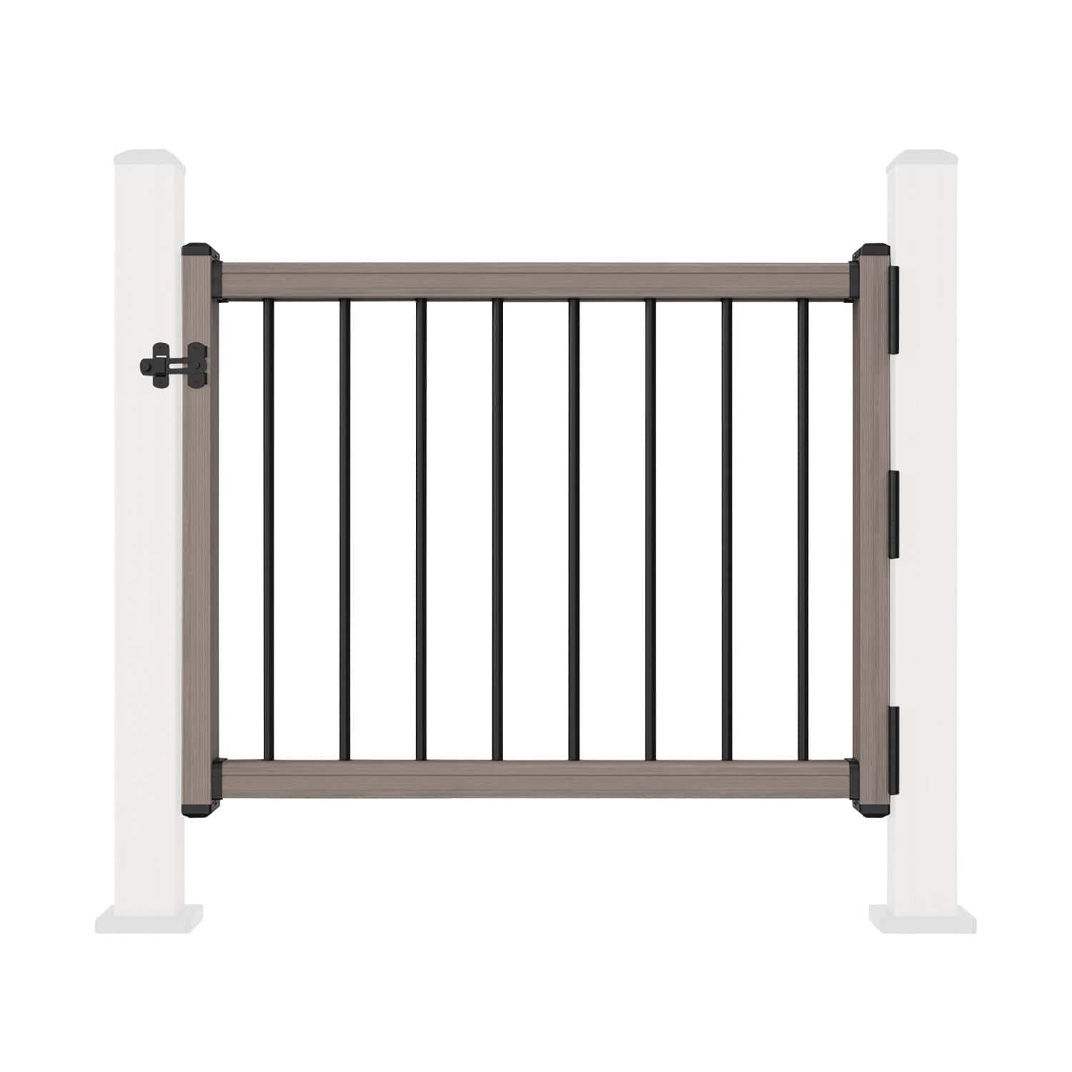 Balustrade Composite Gate Ash White