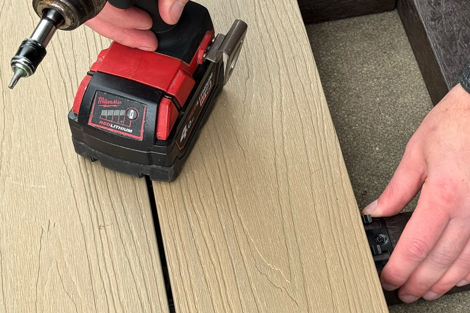 composite decking installation