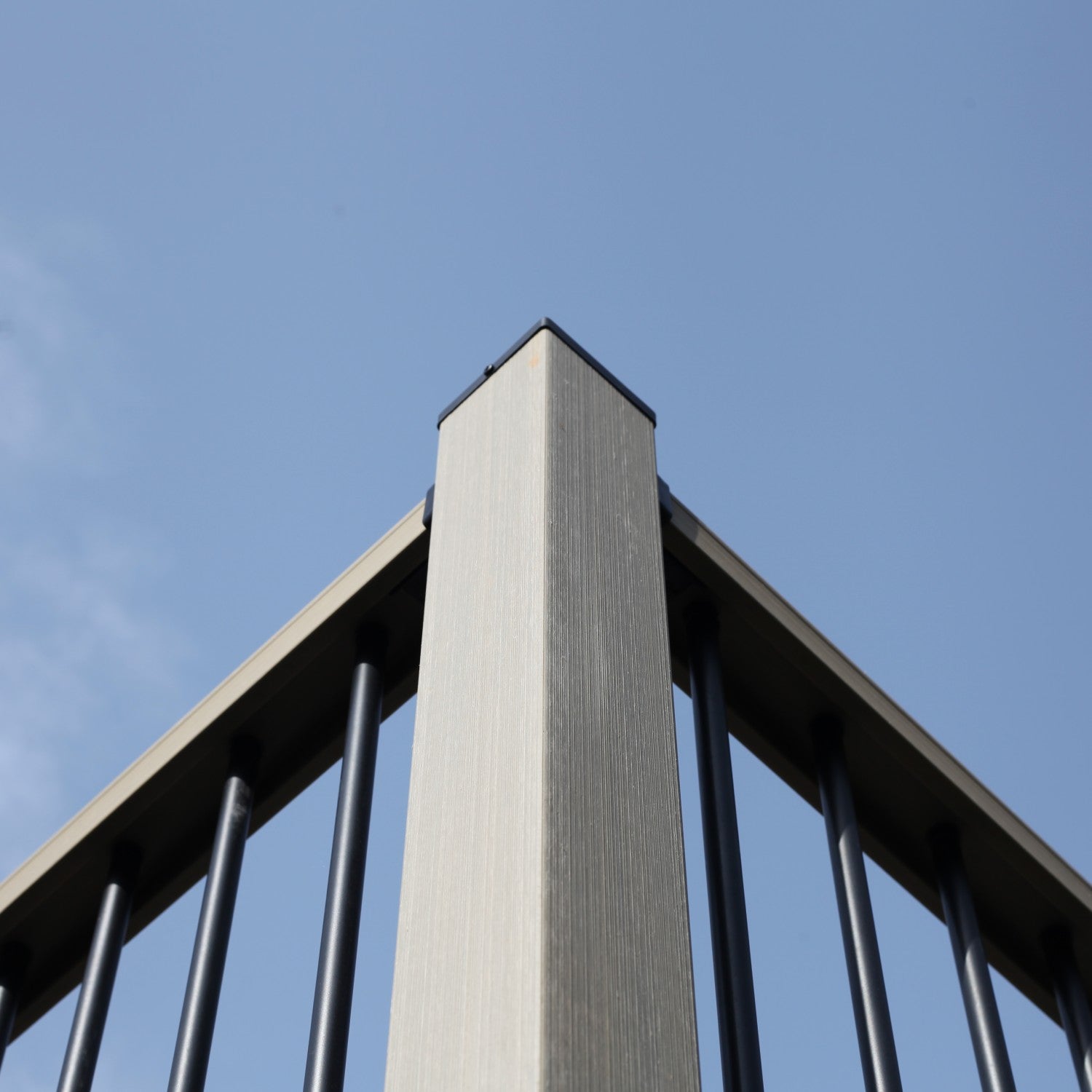 NeoTimber Composite Balustrade Straight Railing - Advanced capped composite