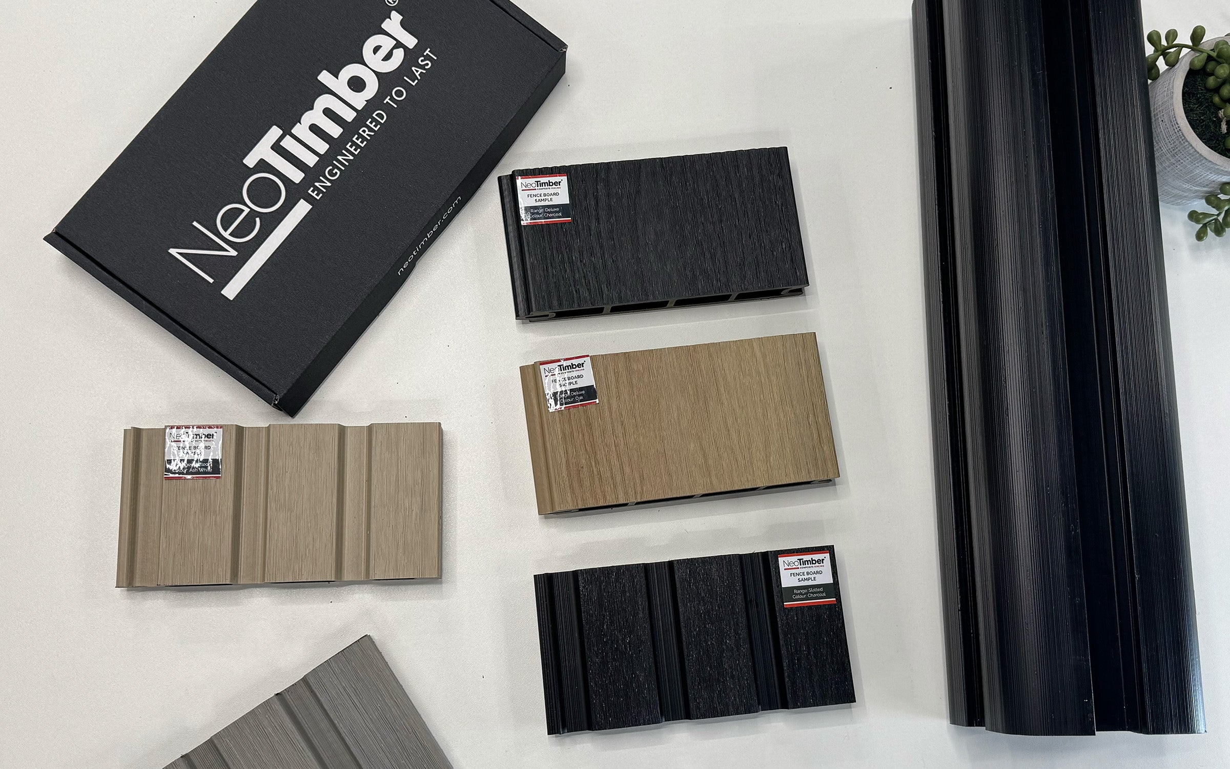 NeoTimber Composite Fencing Samples Box