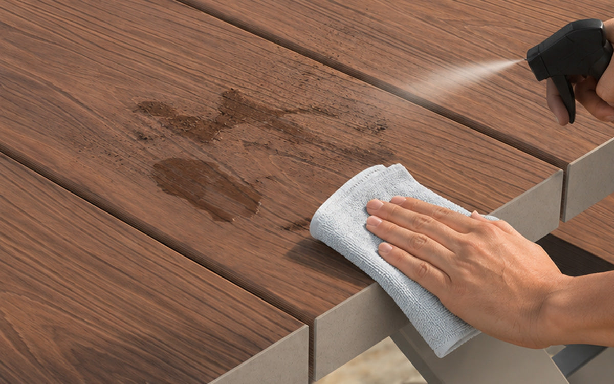 Composite Outdoor Furniture - Easy Clean Surface 