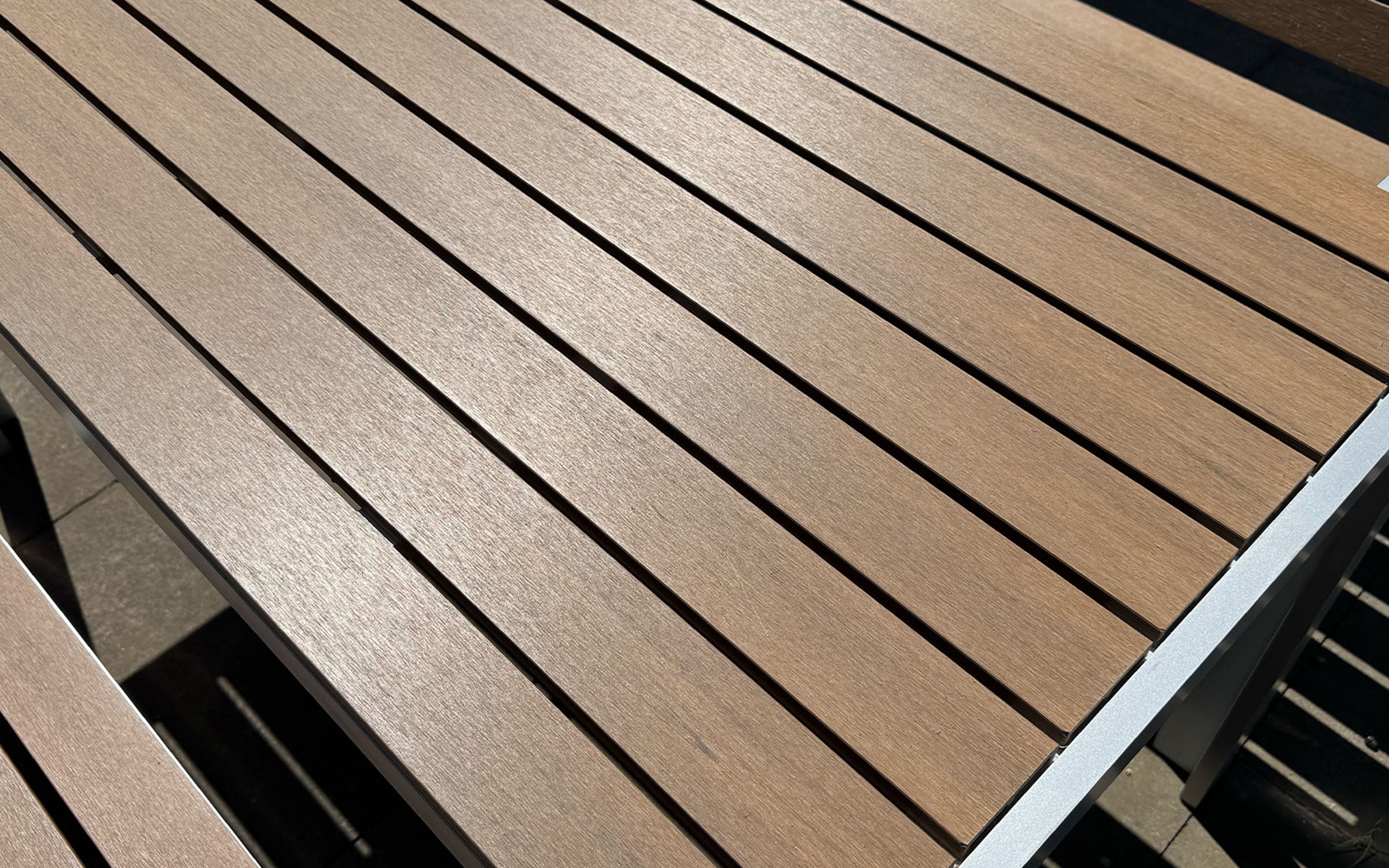 NeoTimber Composite Outdoor Furniture - Refined two-tone appearance