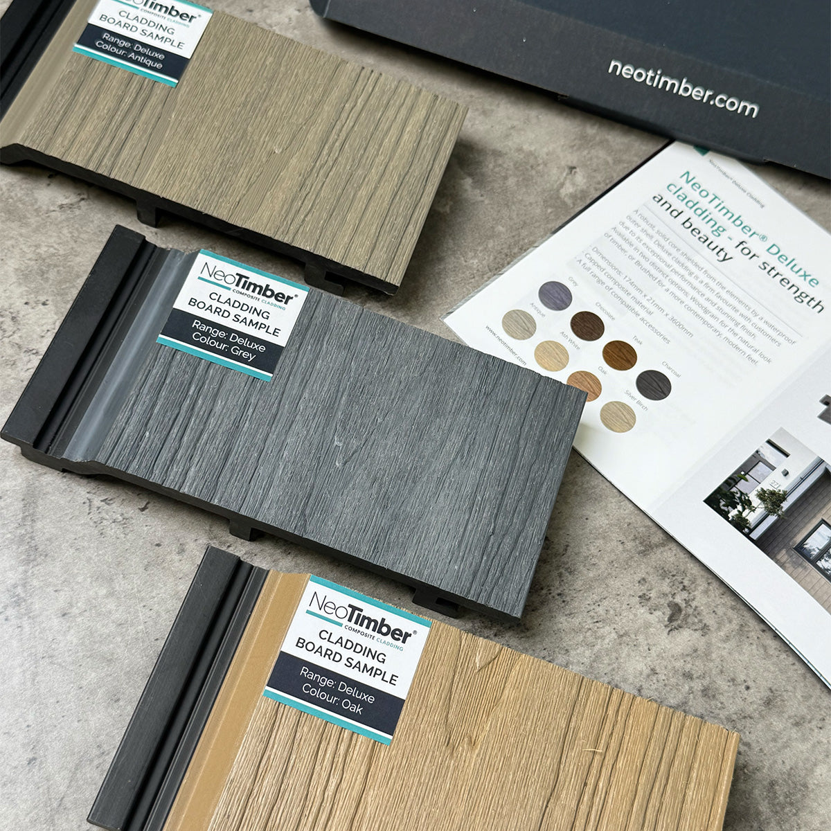 NeoTimber Composite Cladding Calculator - Order free samples