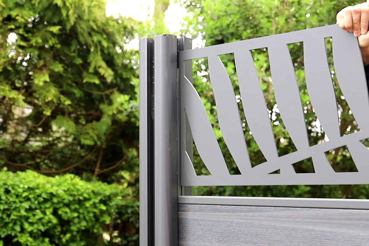 Composite fencing installation guide - Installing decorative screens