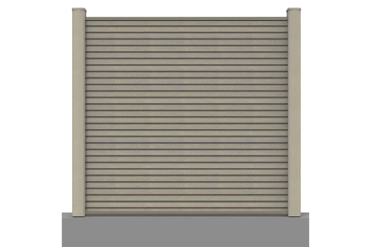 Composite fencing installation guide - Install onto hard ground