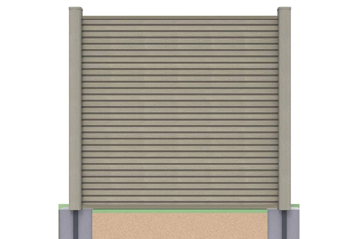 Composite fencing installation guide - Install onto soft ground