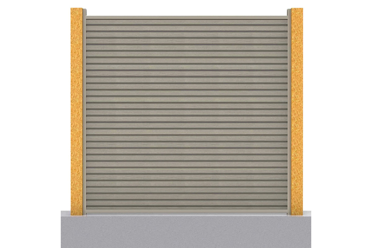 Composite fencing installation guide - Install onto timber posts