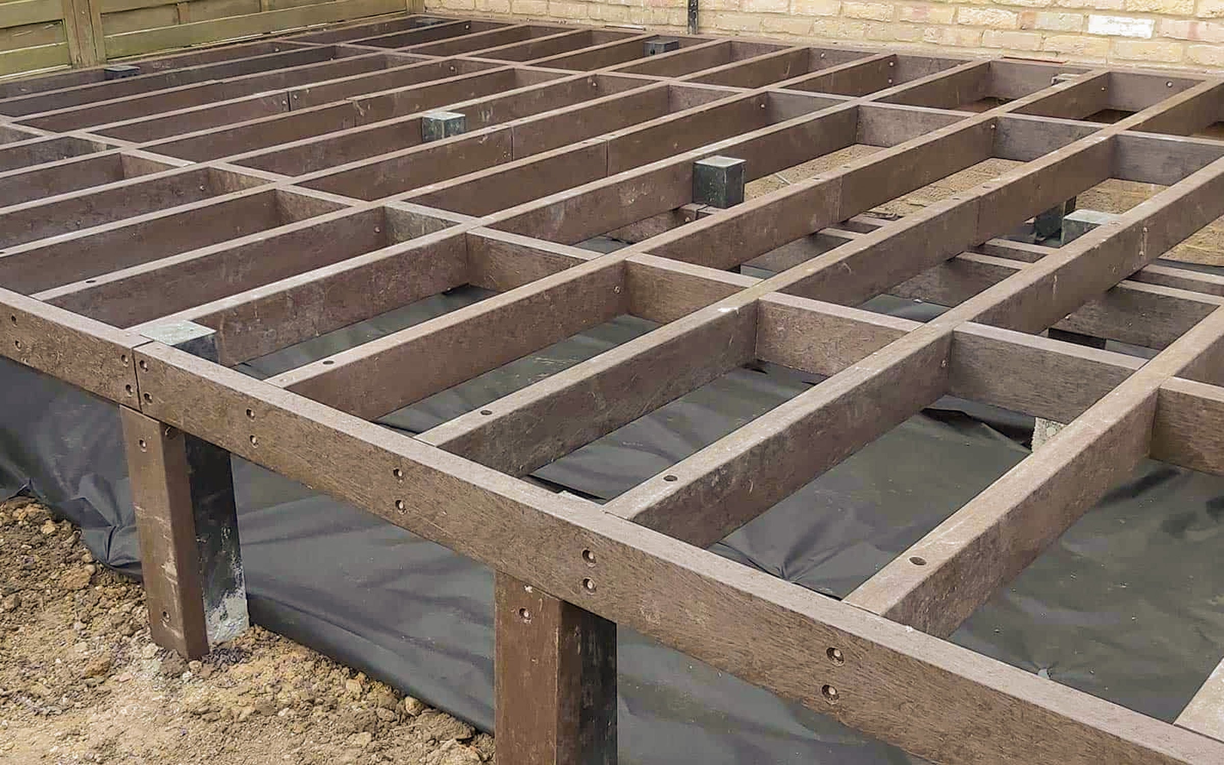 NeoTimber Decking Subframe - No painting or sealing required