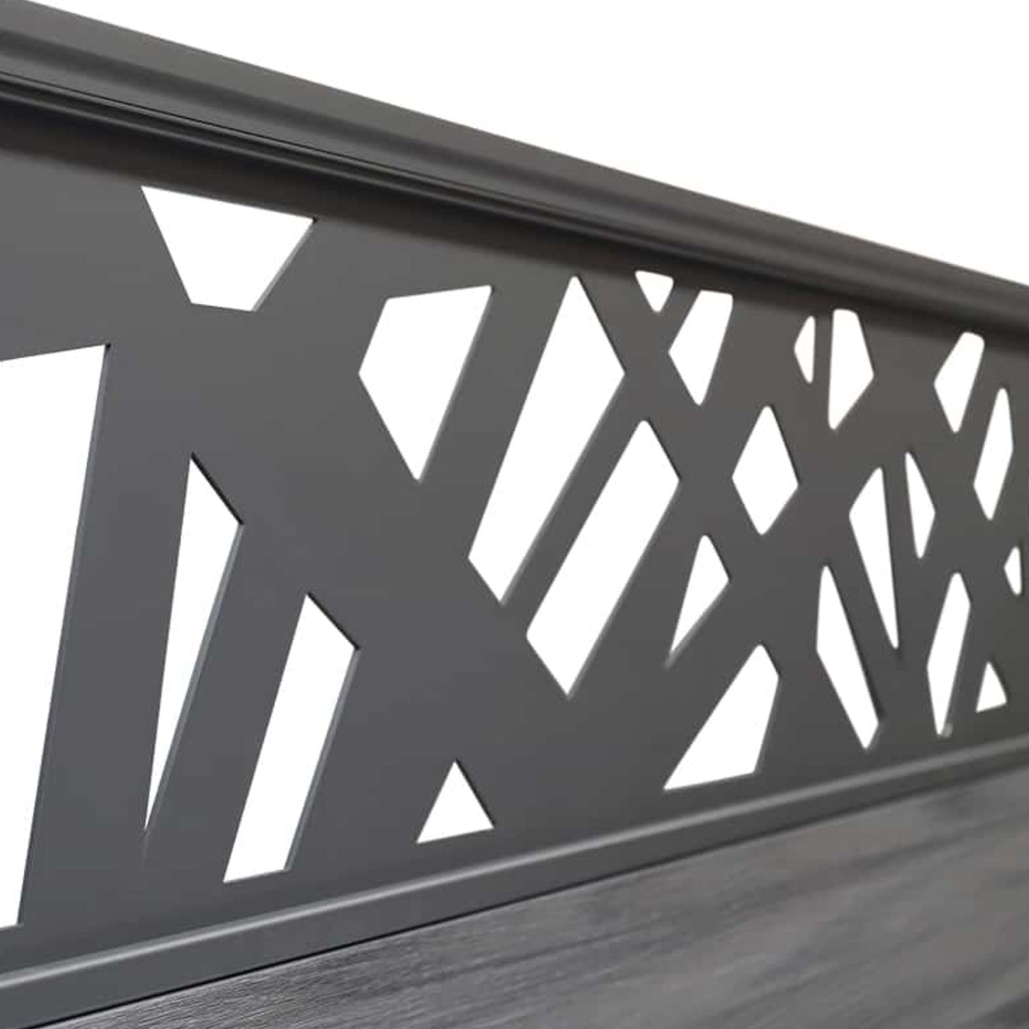 NeoTimber Deluxe Composite Fence Panel Set With Contemporary Design - Sleek and modern