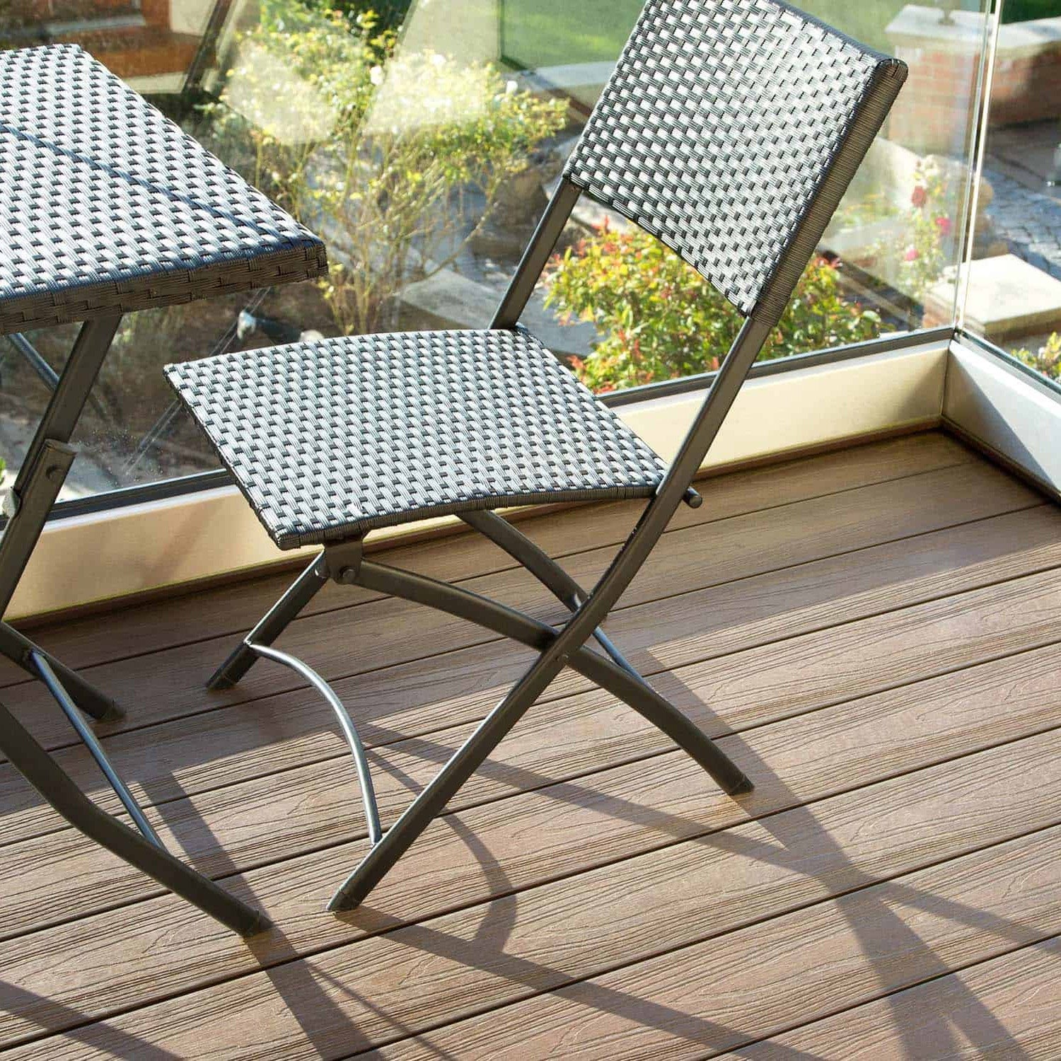NeoTimber Deluxe Hollow Composite Decking - Chocolate