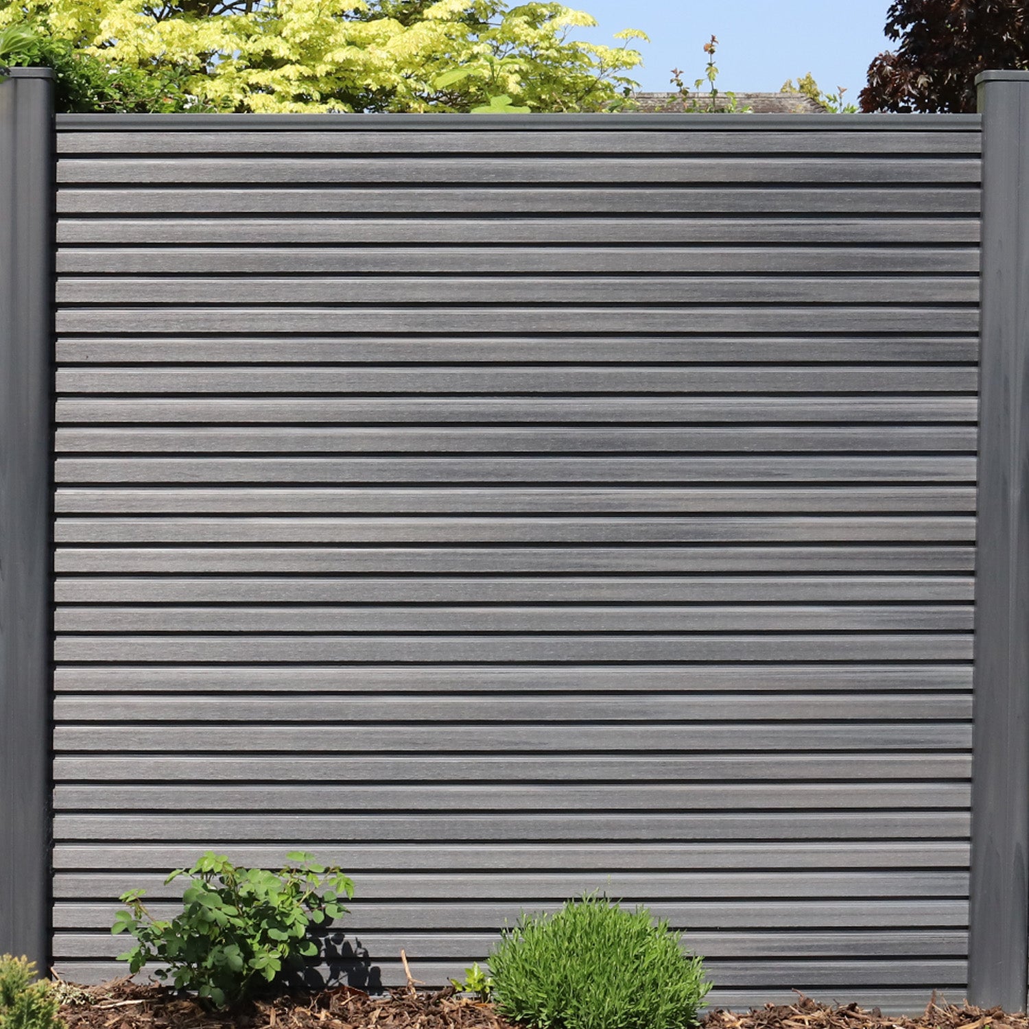 Slatted Composite Fencing