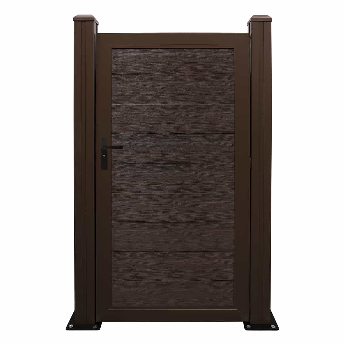 Chocolate Woodgrain Deluxe Composite Gate