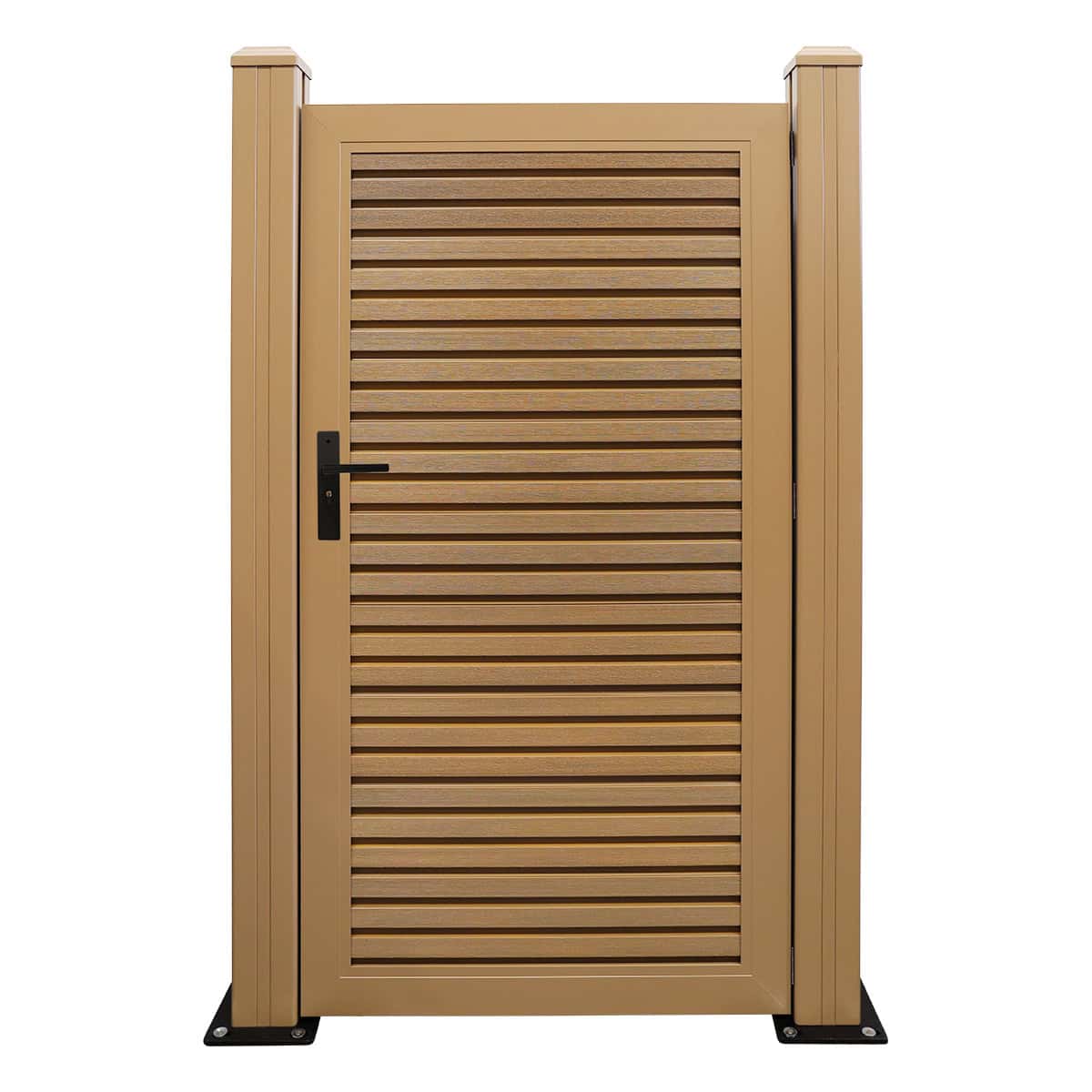 Slatted Composite Gate Oak