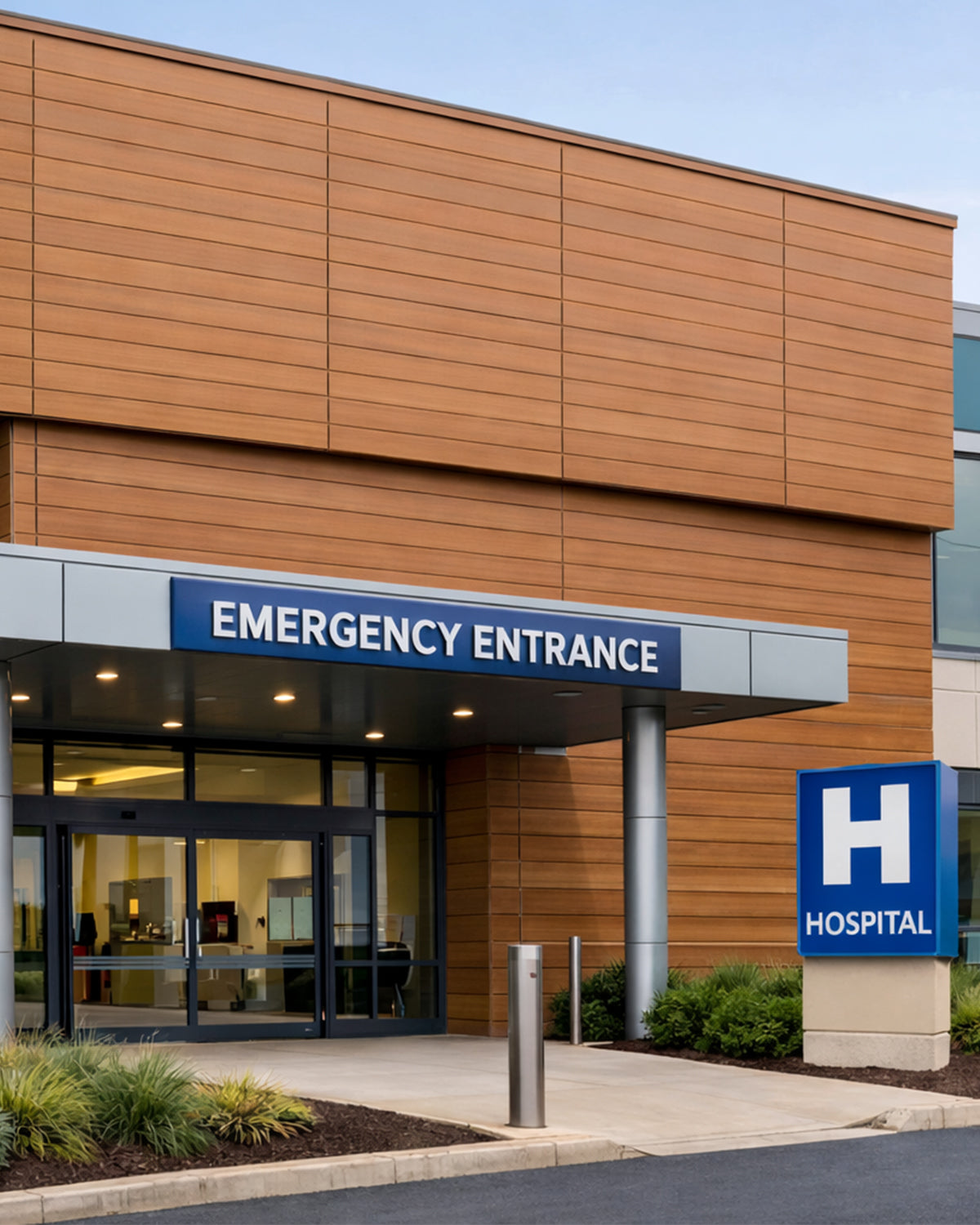 Healthcare Sector - cladding for hospital buildings