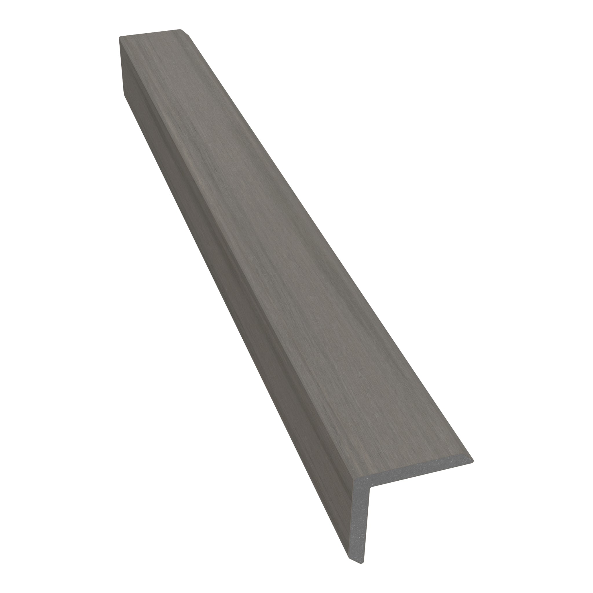 NeoTimber Deluxe Composite Decking Corner Trim – Antique – Angled Close Up
