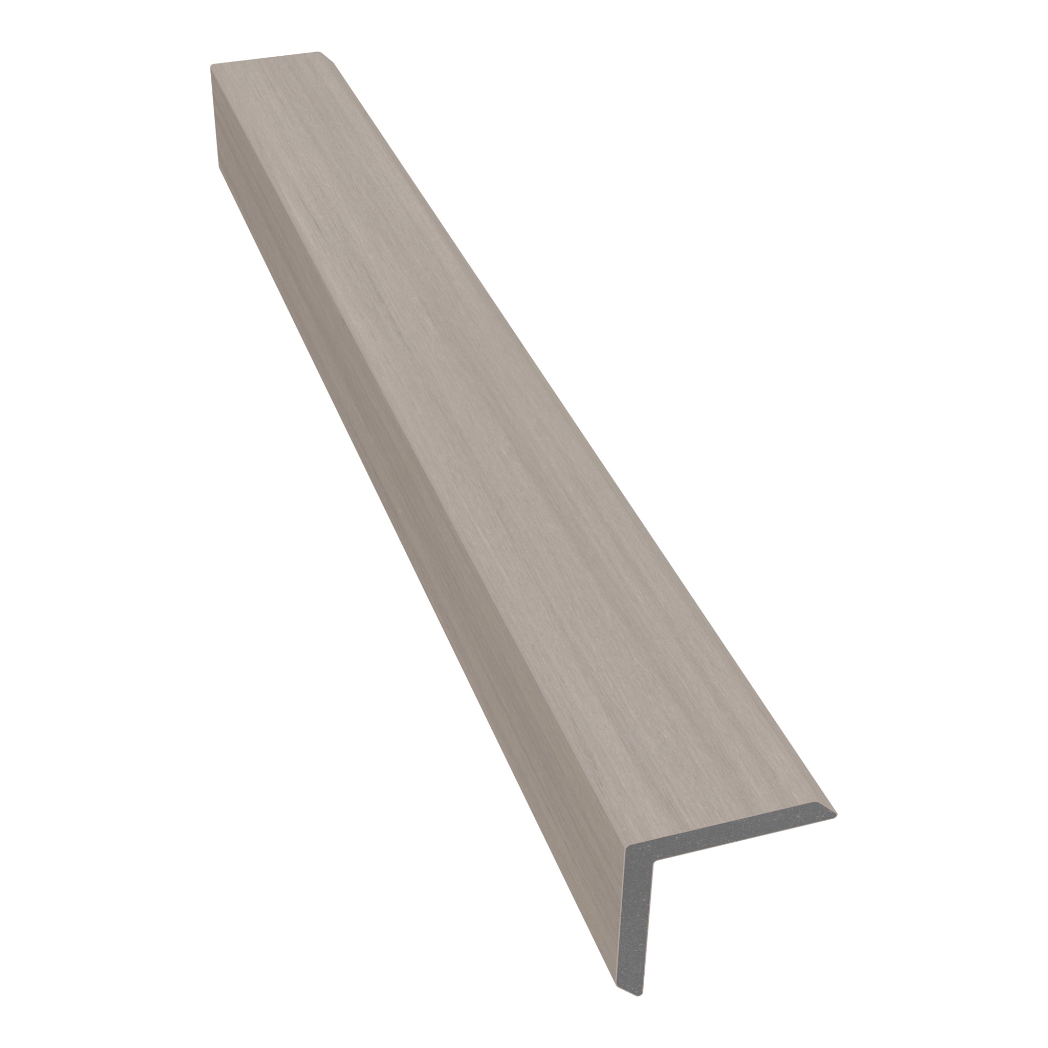 NeoTimber Deluxe & Slatted Composite Cladding – Ash White – Angled Close Up