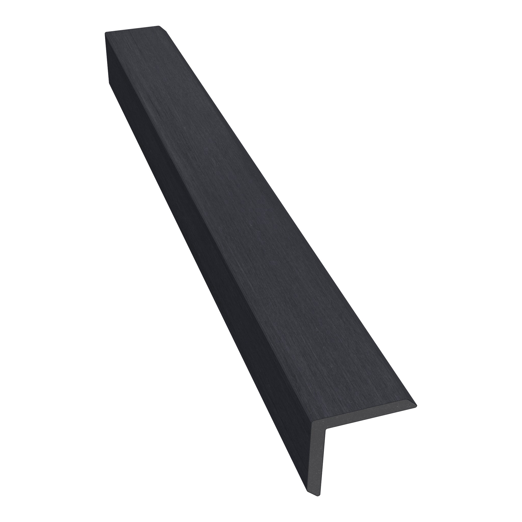 NeoTimber Deluxe & Slatted Composite Cladding – Charcoal – Angled Close Up