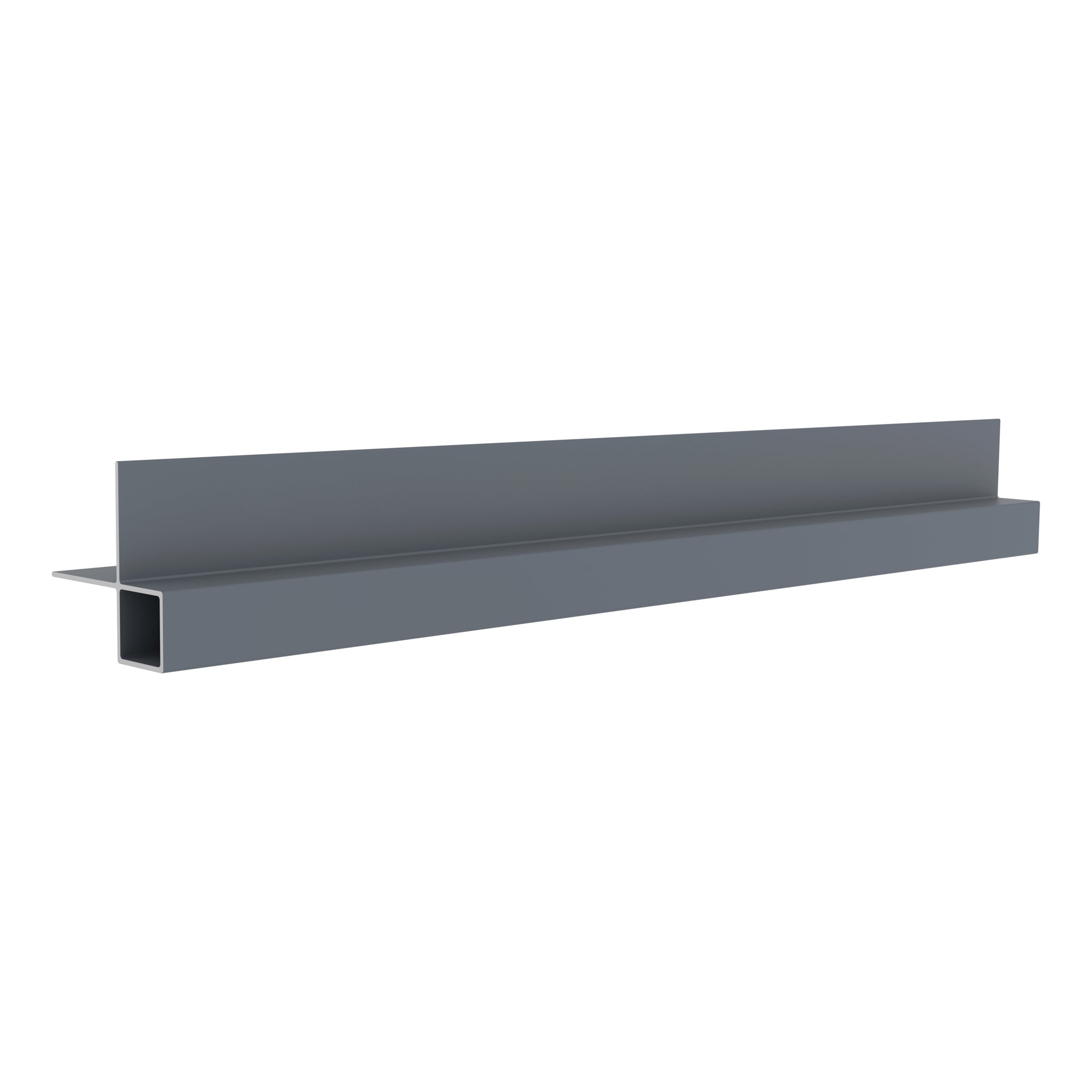NeoTimber Classic & Deluxe Composite Cladding External Trim – Grey – Angled Close Up