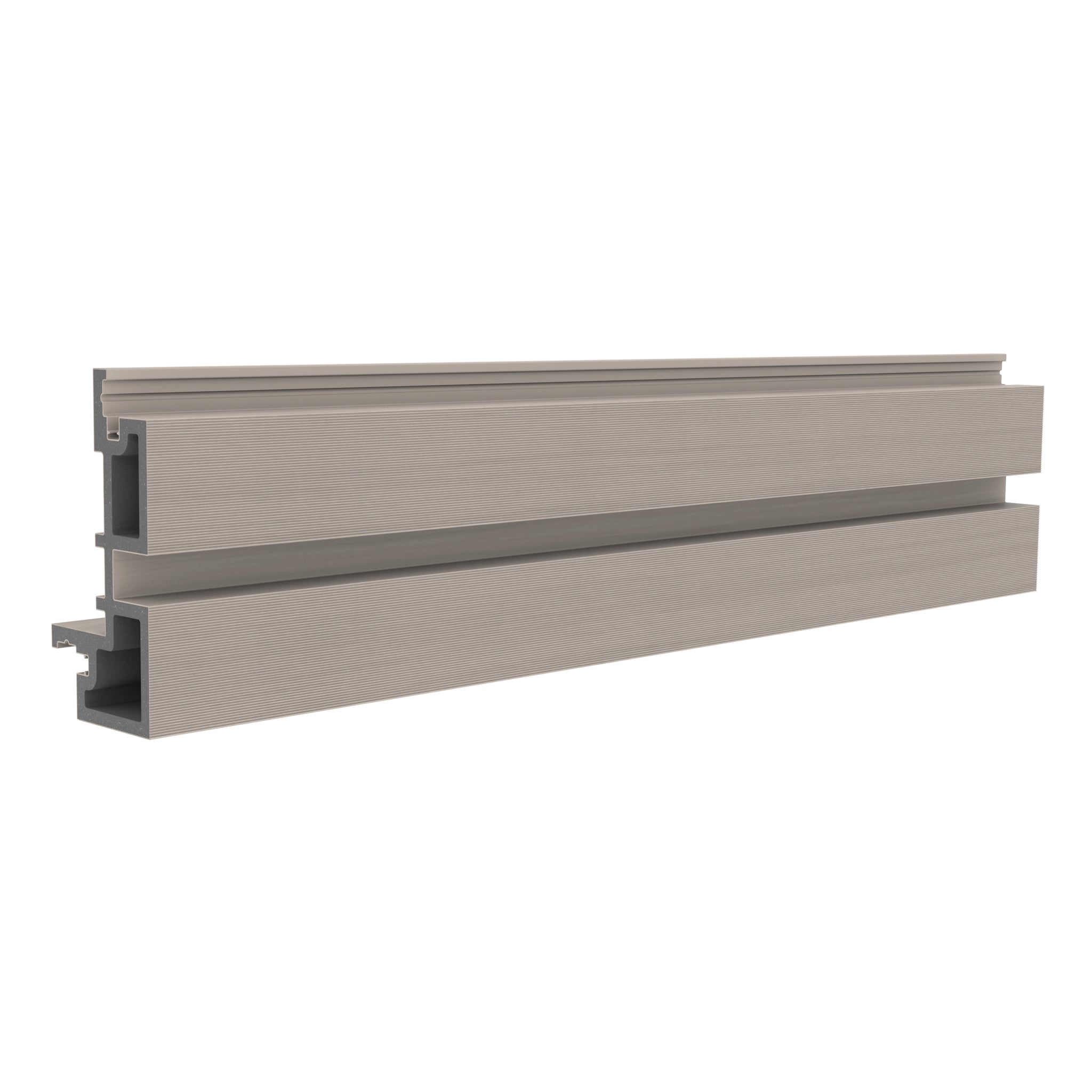 Slatted Composite Cladding External Corner Trim