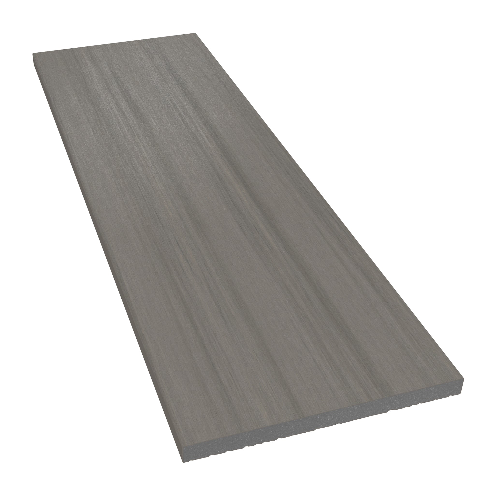 NeoTimber Deluxe & Slatted Composite Cladding Fascia Board – Antique – Angled Close Up- Smooth