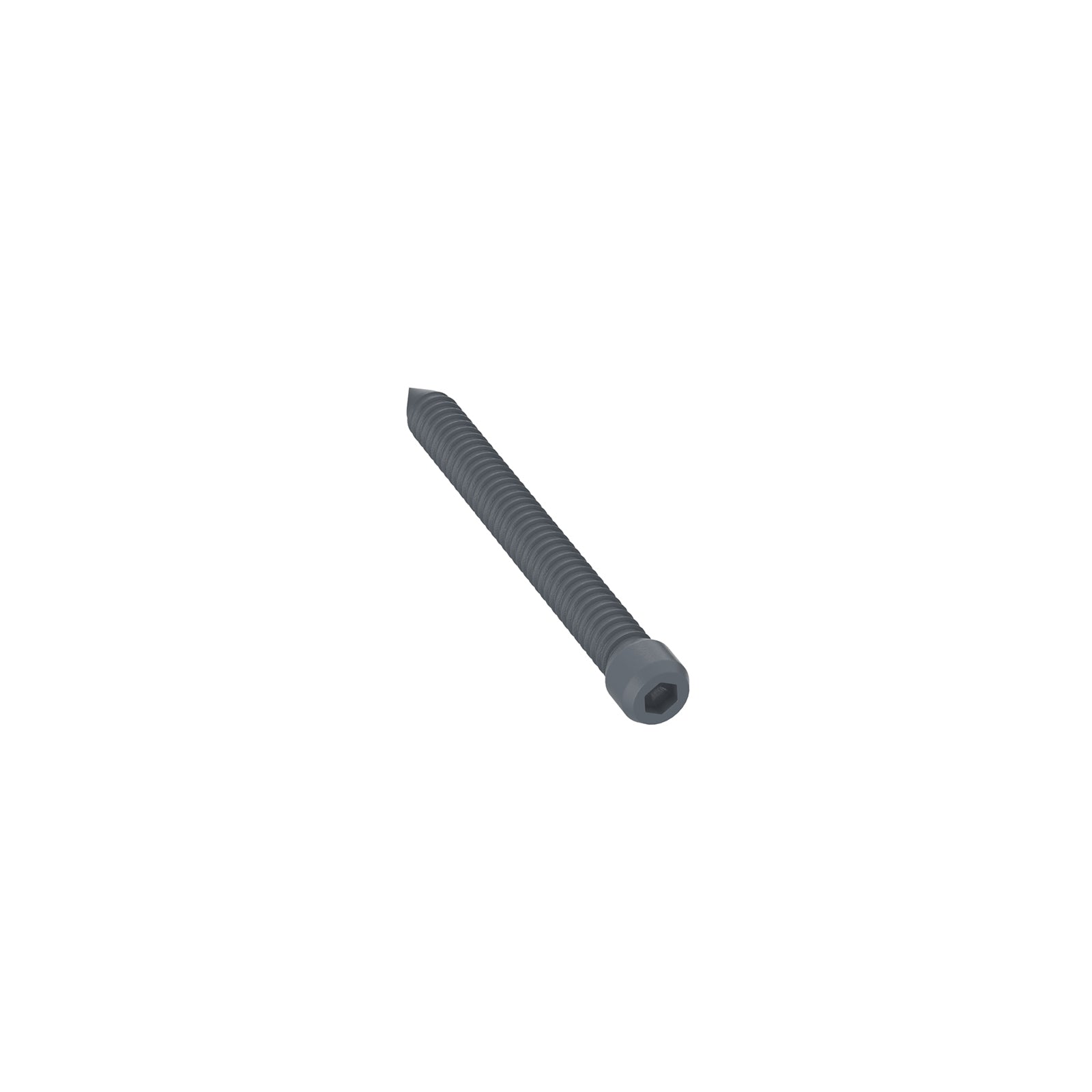 NeoTimber Coloured Composite Decking Screws – Grey - Angled Close Up
