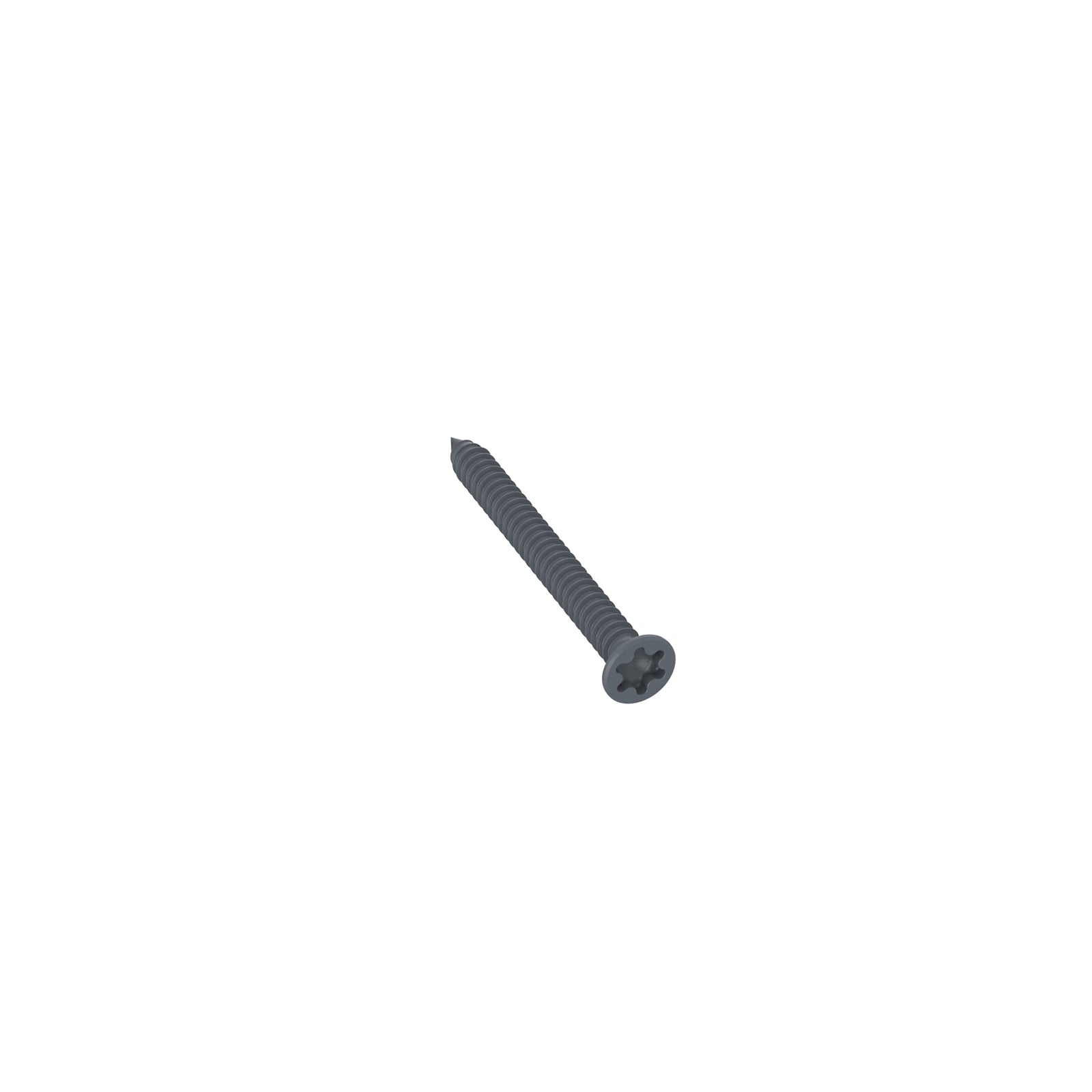 NeoTimber Coloured Composite Cladding Trim Screws – Grey – Angled Close Up