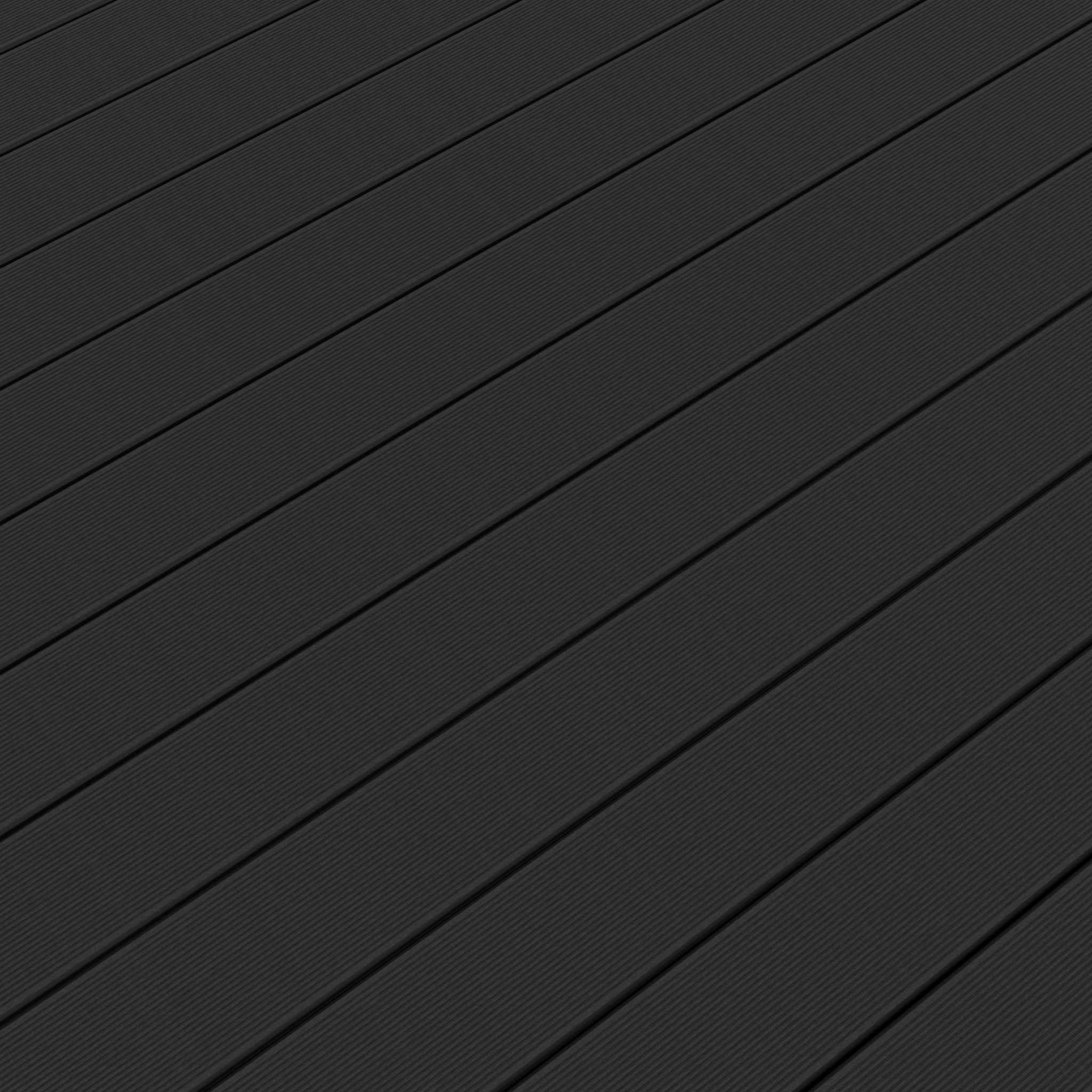 NeoTimber Classic Hollow Composite Decking – Charcoal – Surface Texture Detail - Grooved