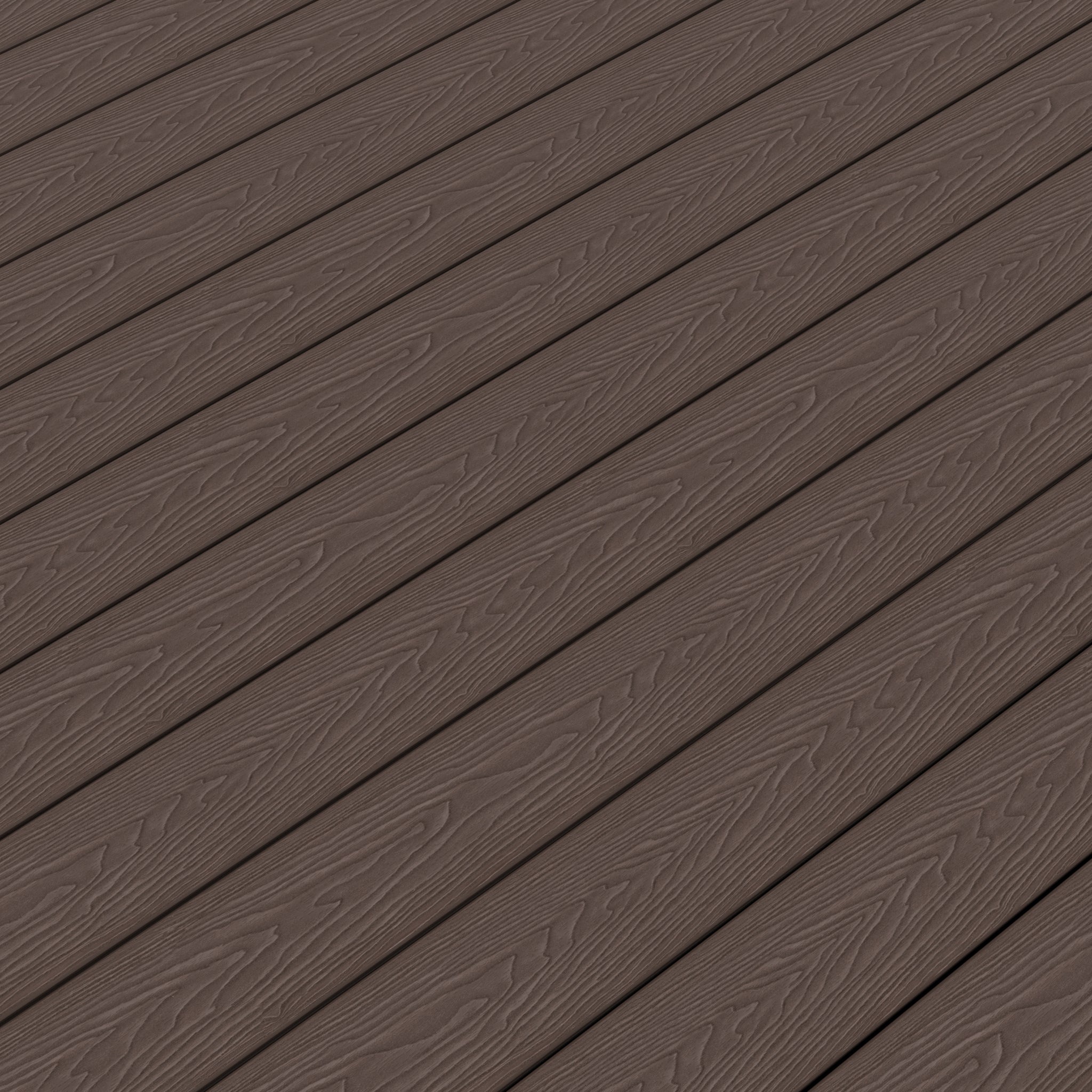 NeoTimber Classic Solid Composite Decking – Chocolate – Surface Texture Detail