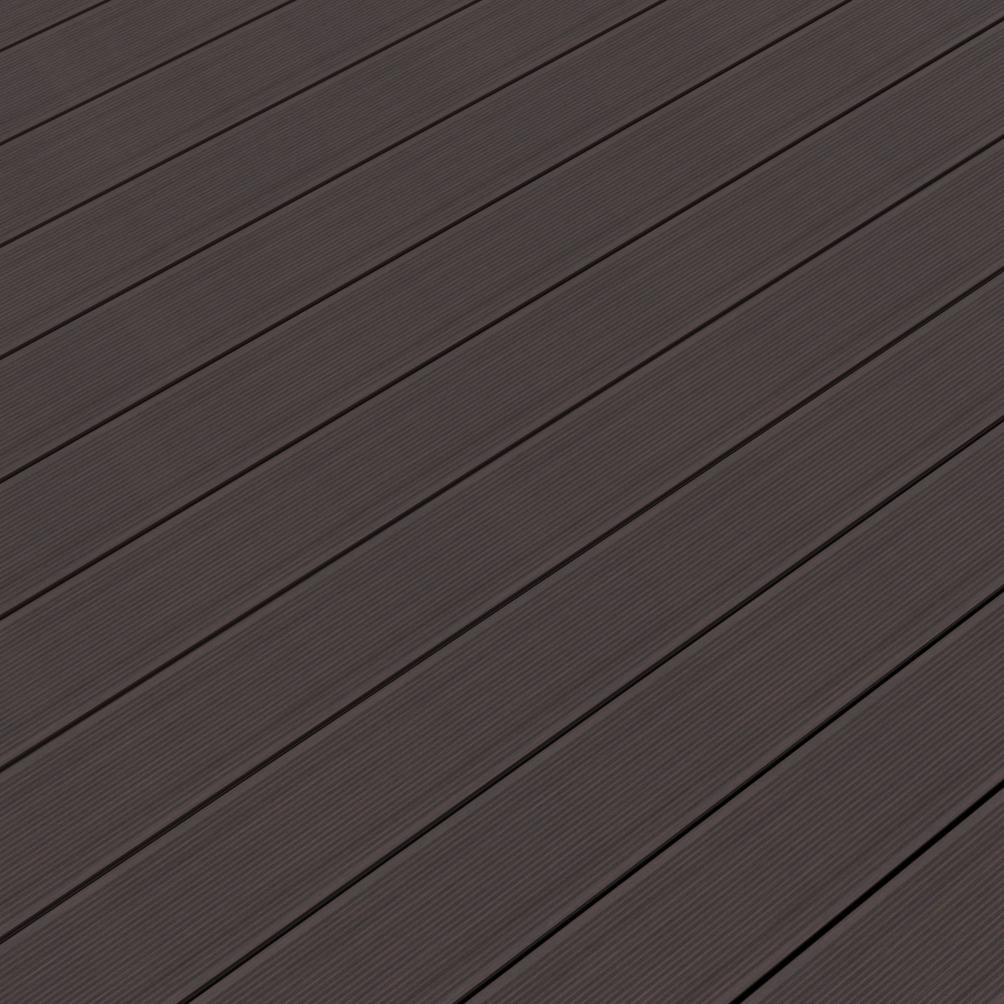 NeoTimber Deluxe Solid Composite Decking – Chocolate – Surface Texture Detail - Grooved