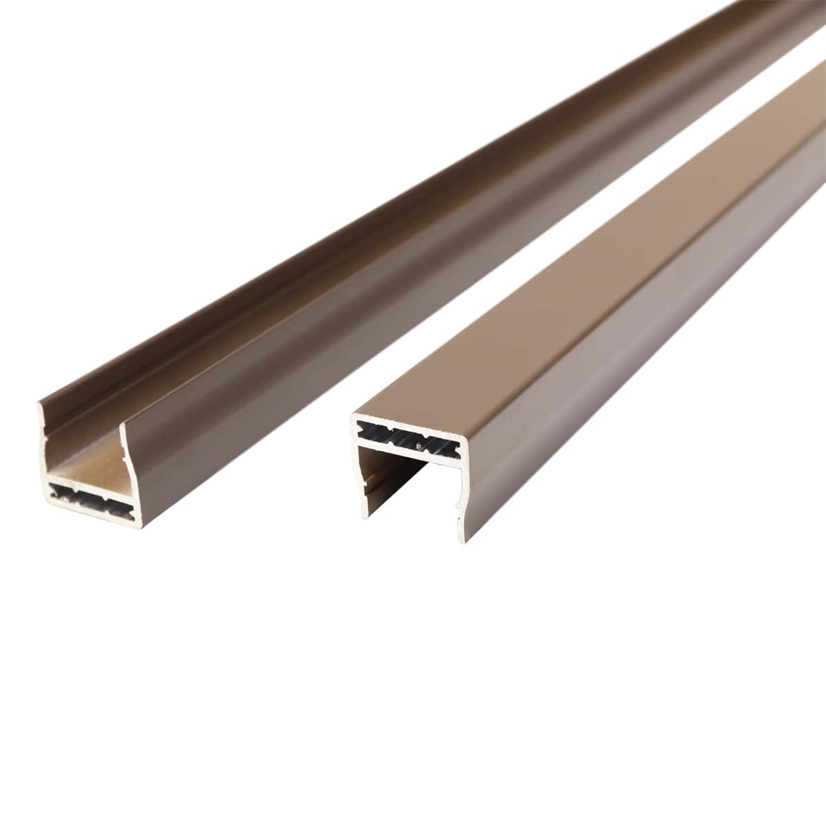 Fence Board Capping Rails Chocolate