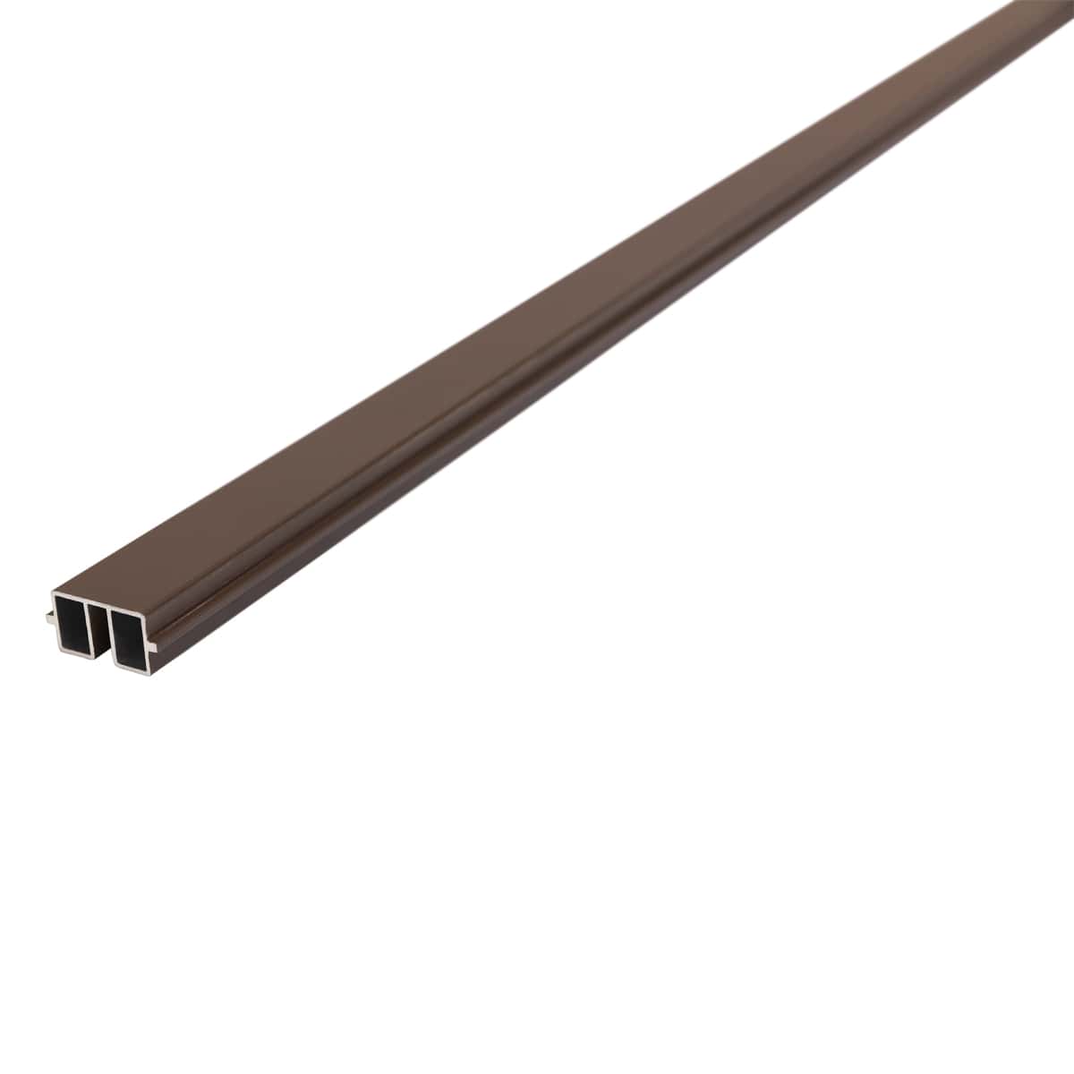 2.4m Composite Fence Post Insert Chocolate