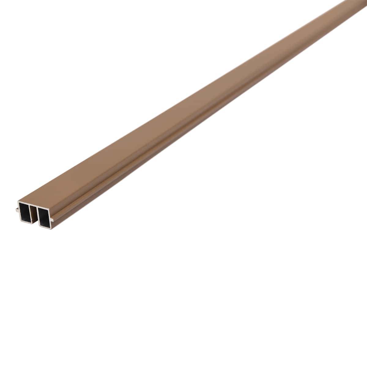 Teak 2.4m Composite Fence Post Insert