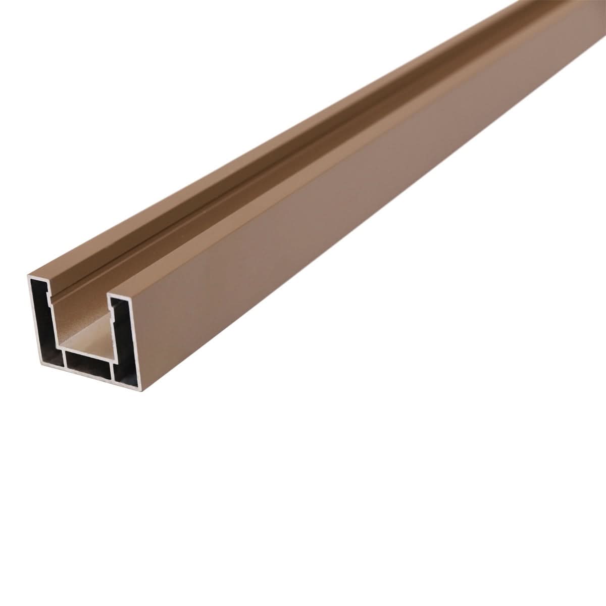 Teak Concrete Fence Post Insert