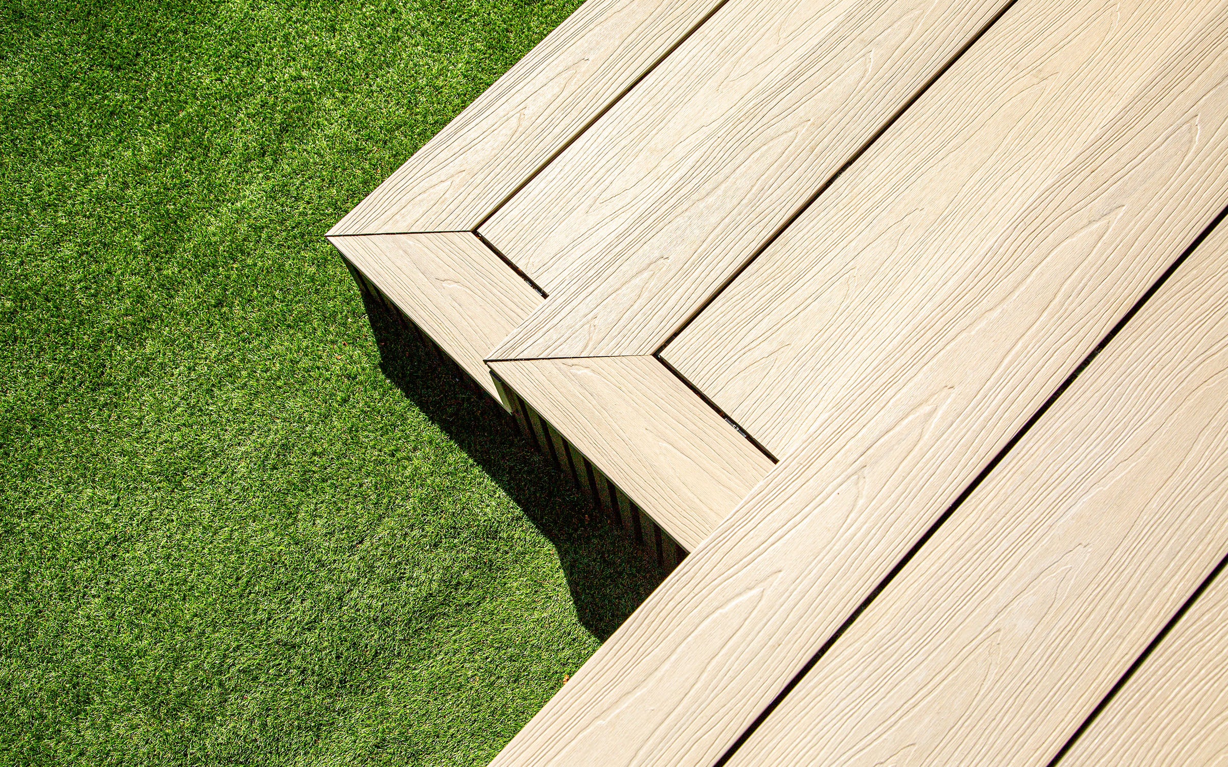 Composite decking samples