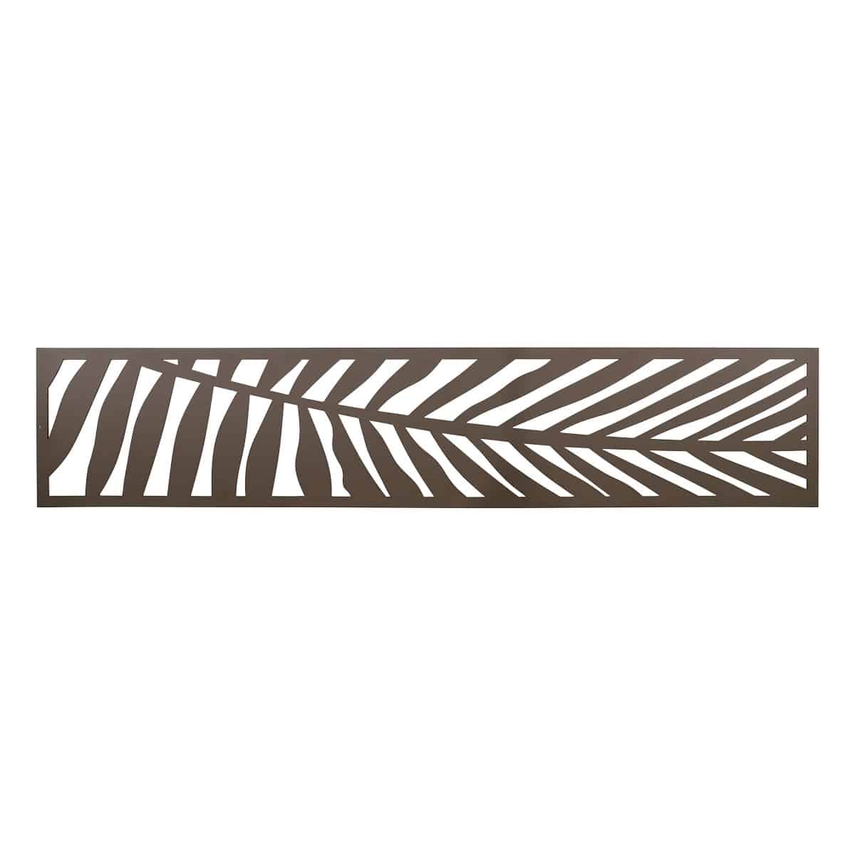 NeoTimber Leaf Fence Screen - Chocolate Brown