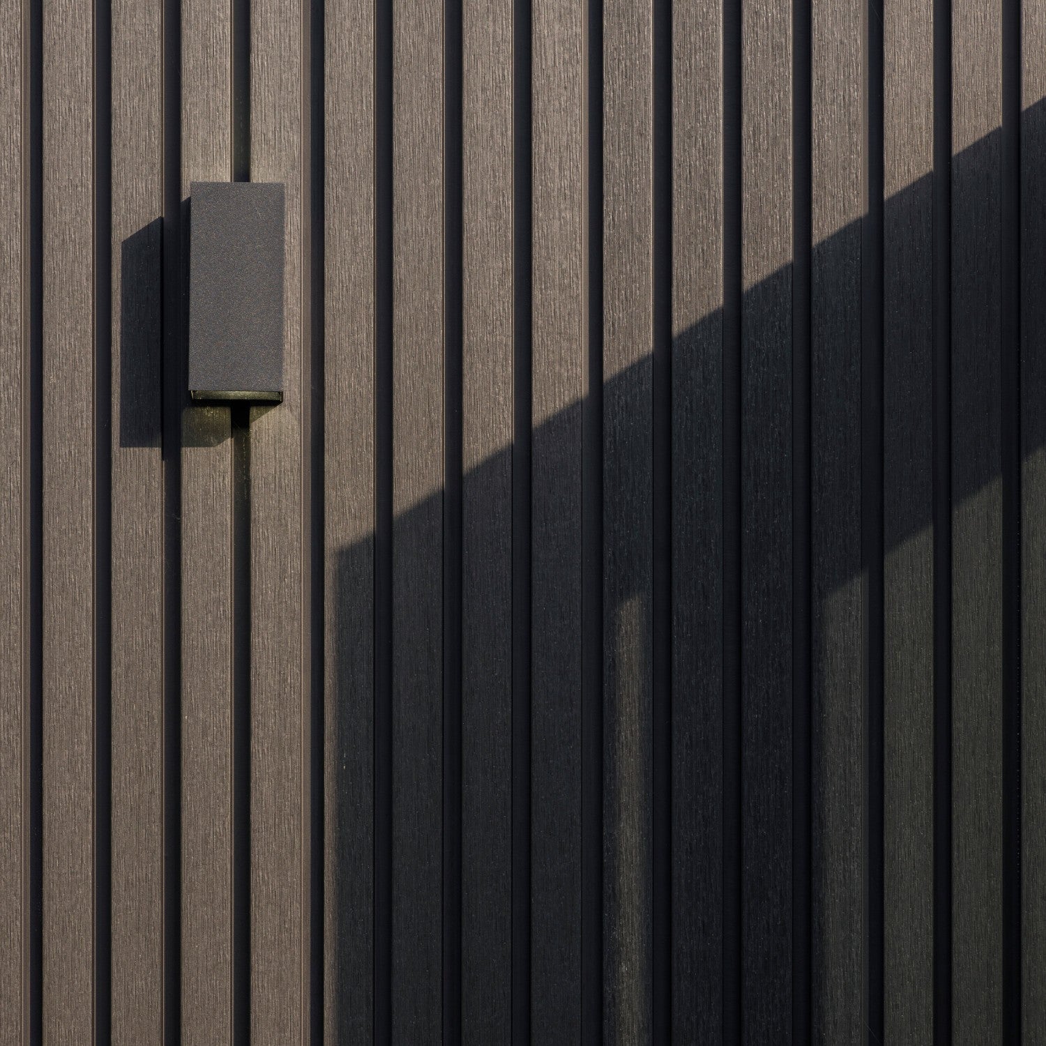 NeoTimber Slatted Charcoal Composite Cladding Board