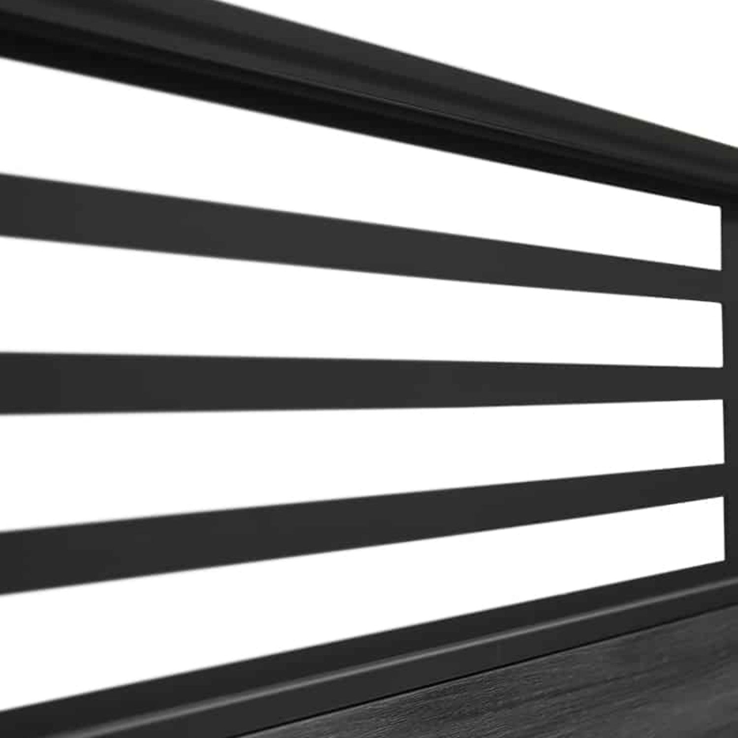 NeoTimber Slatted Composite Fence Panel Set With Linear Screen - Contemporary finish