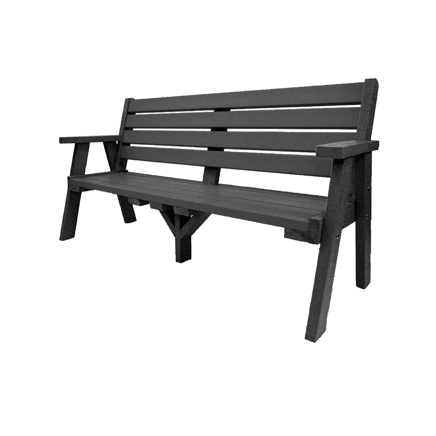 Recycled Plastic Sloper Bench
