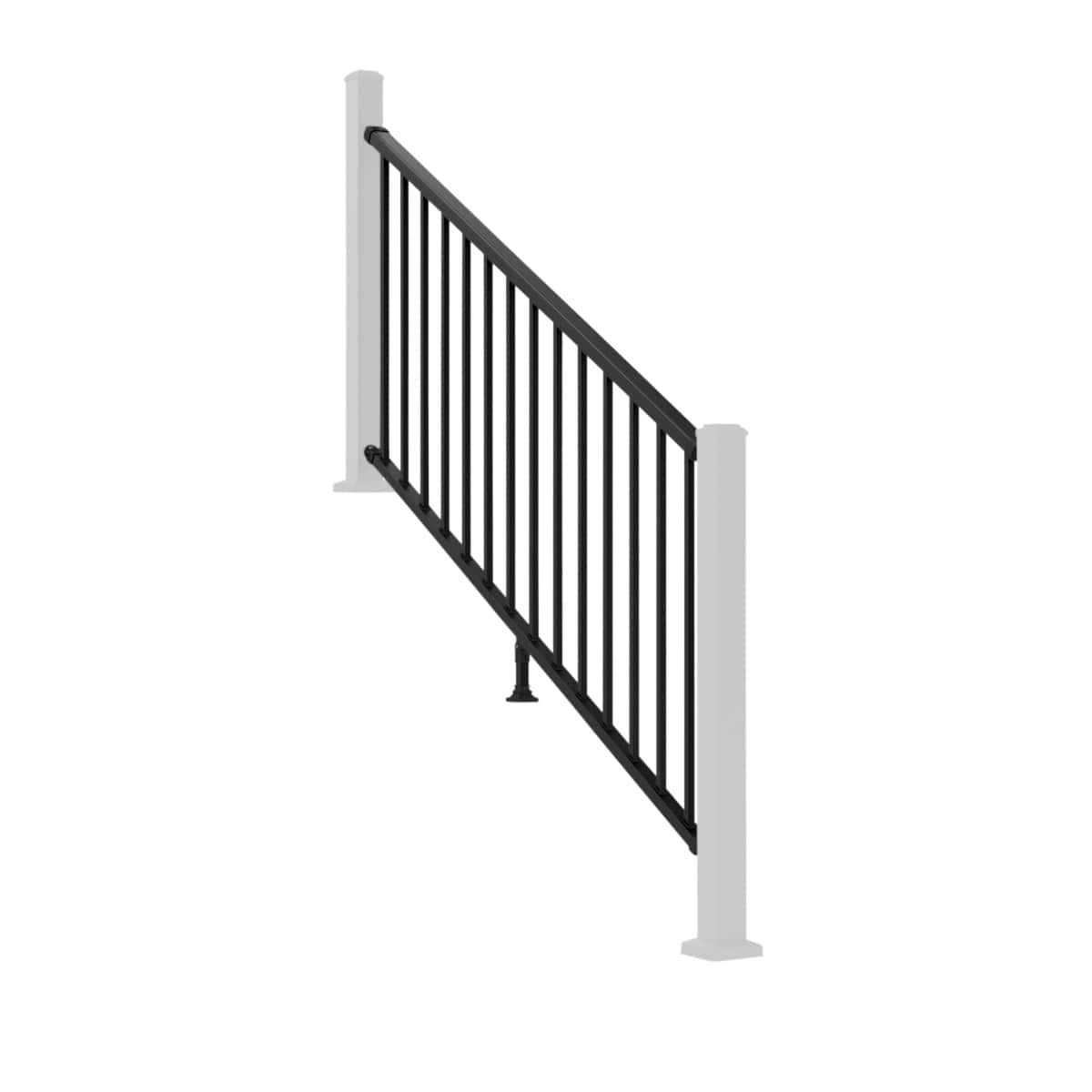 Aluminium Balustrade Spindle Stair Railing Angled