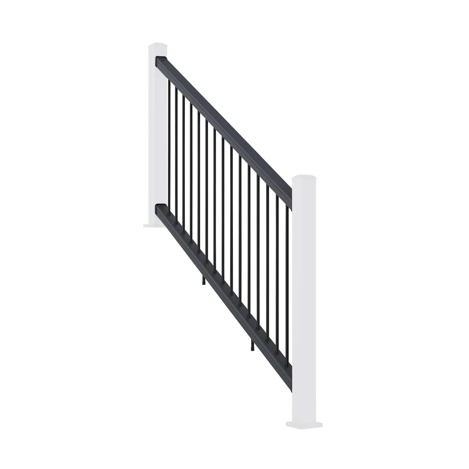 Grey Balustrade Stair Railing