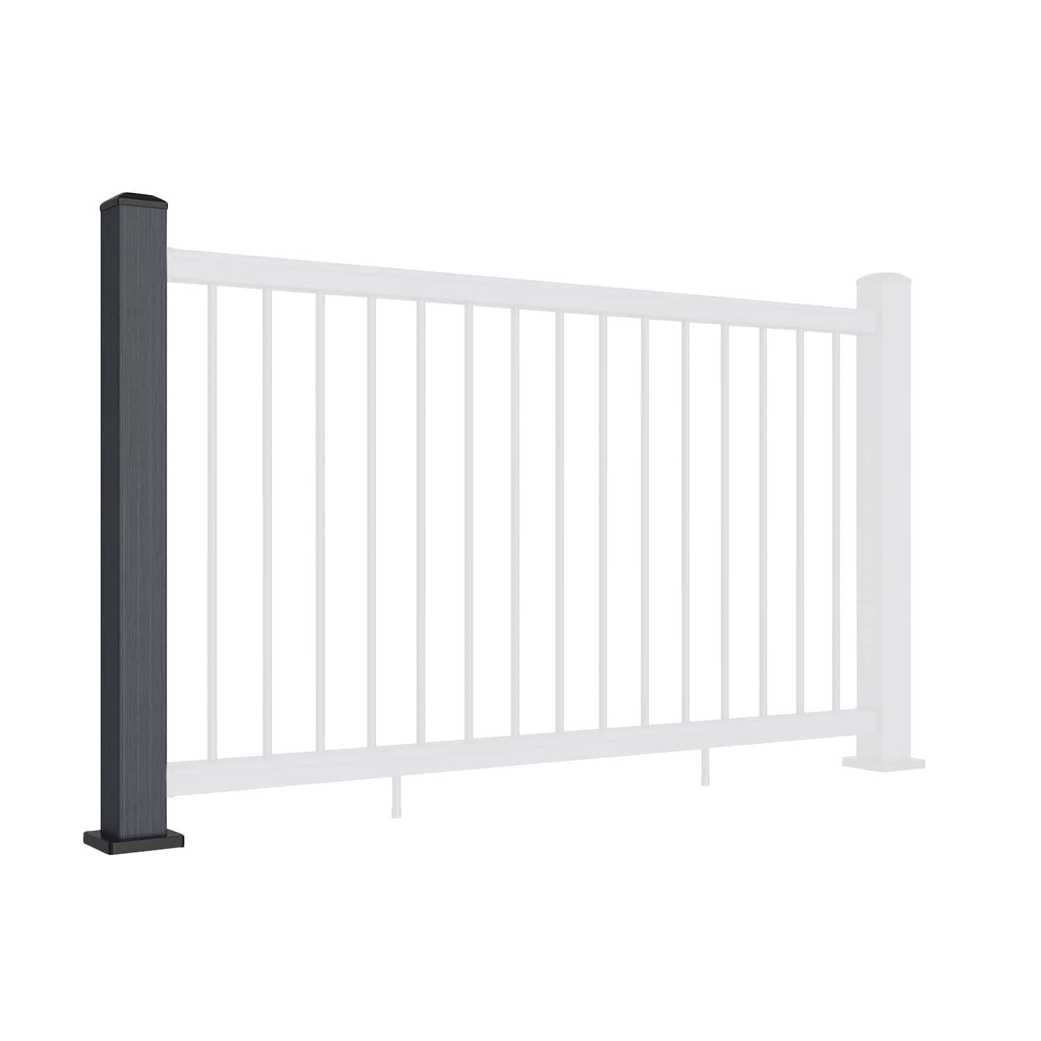 Grey Balustrade Post