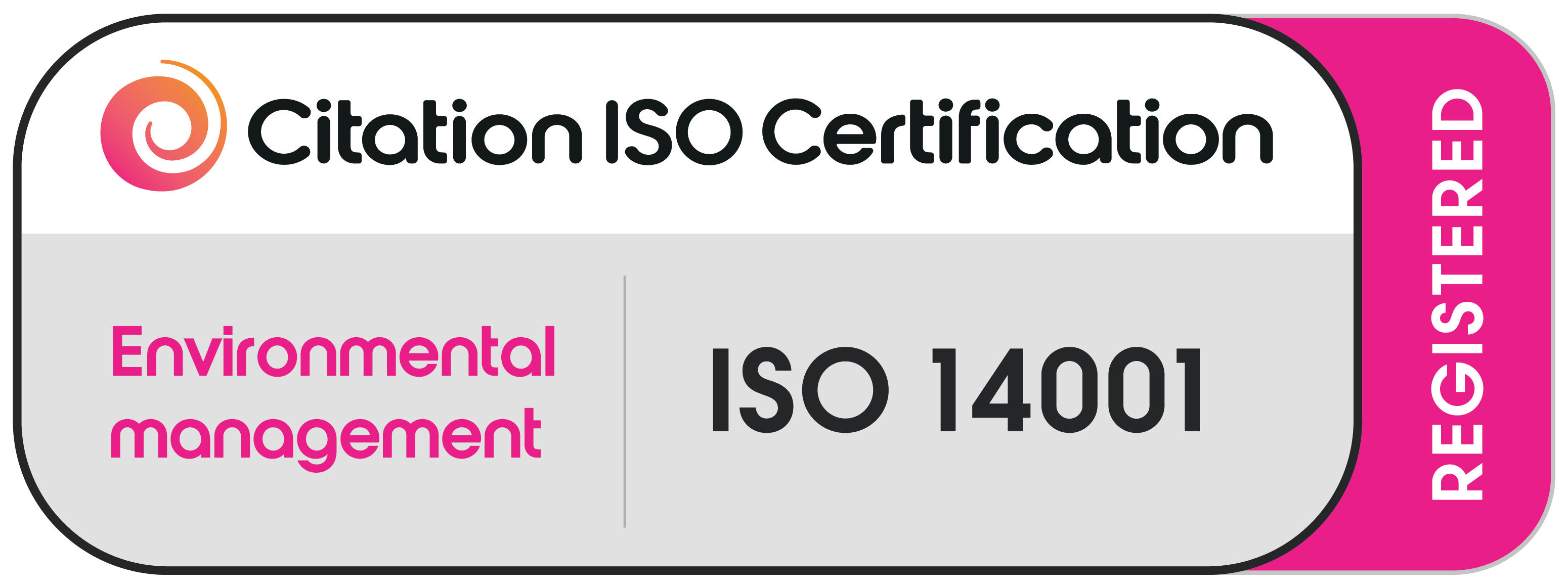 ISO accreditation - ISO 14001 logo