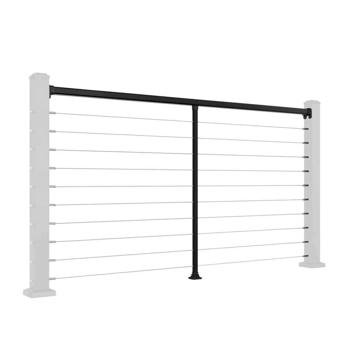 Aluminium Balustrade Wire Straight Railing
