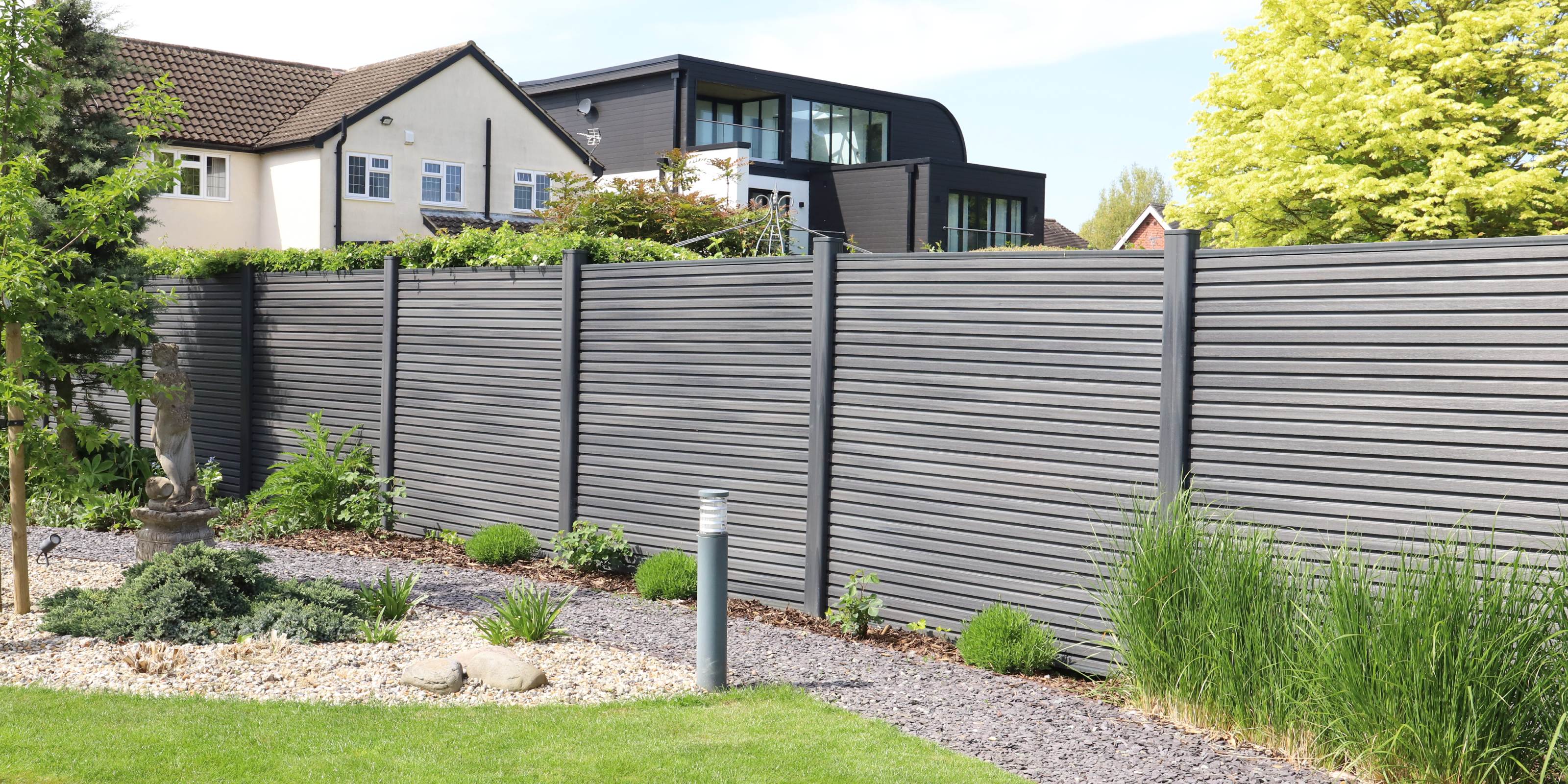 Composite fence panel